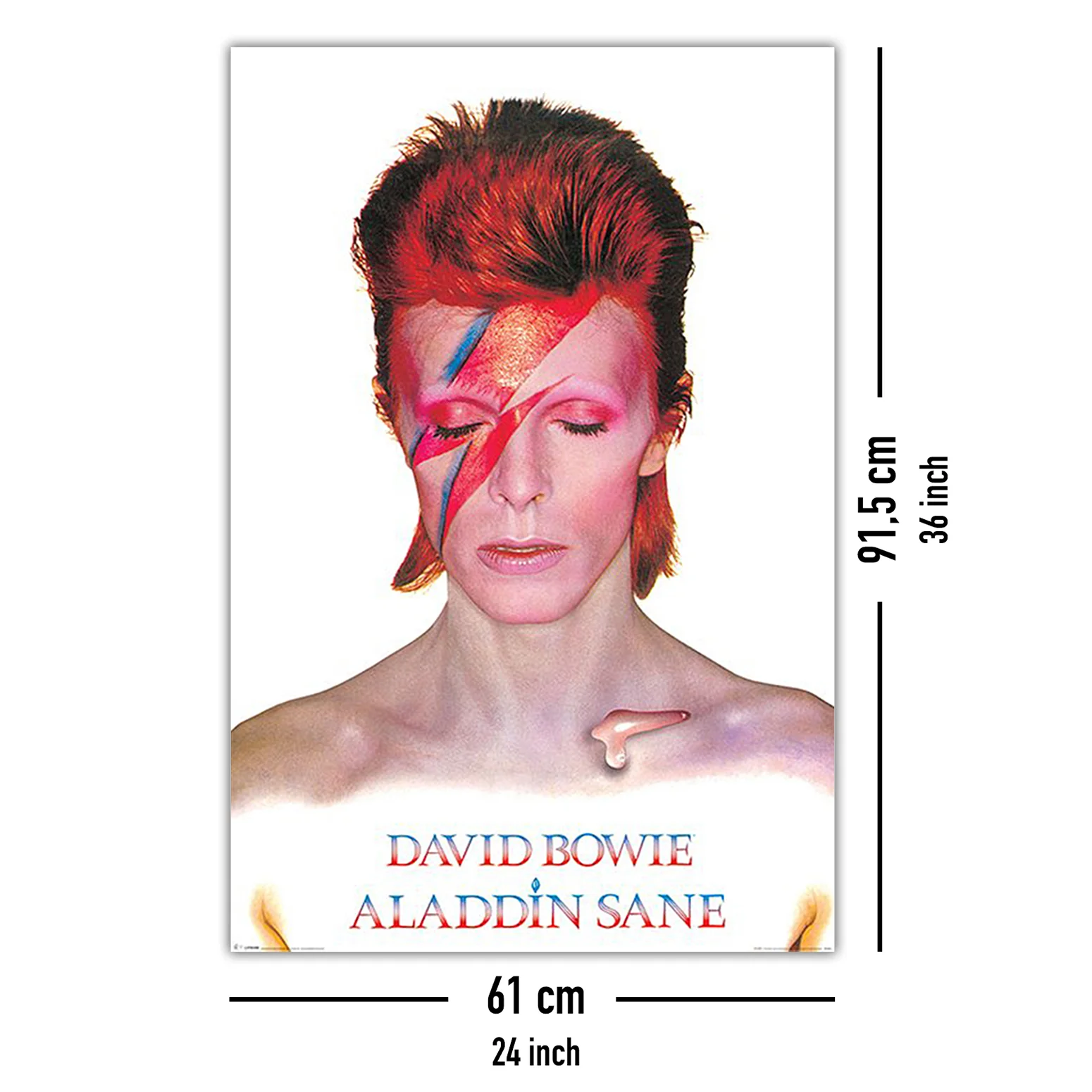 David Bowie Poster Aladdin Sane - Image 5
