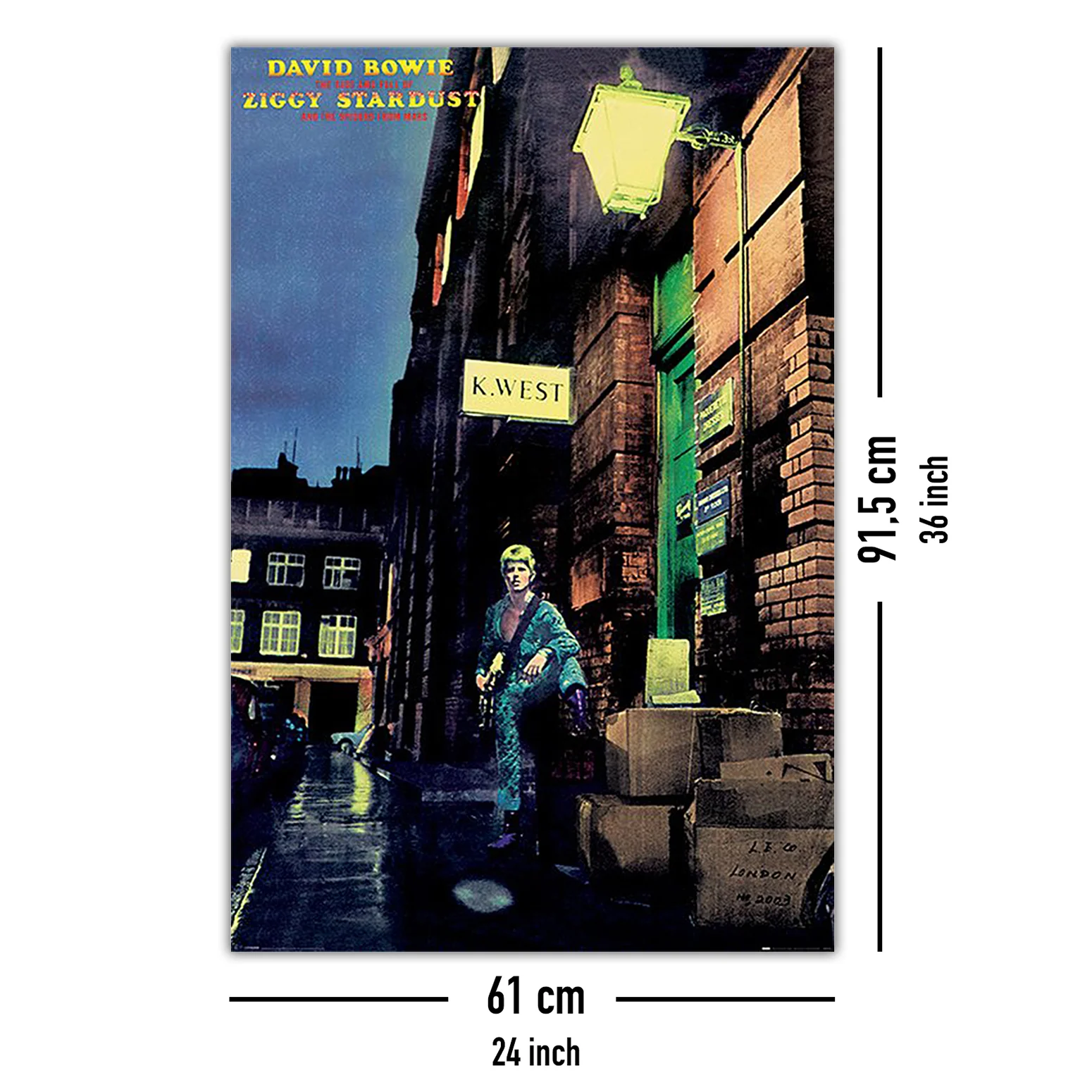 David Bowie Poster Ziggy Stardust - Image 10