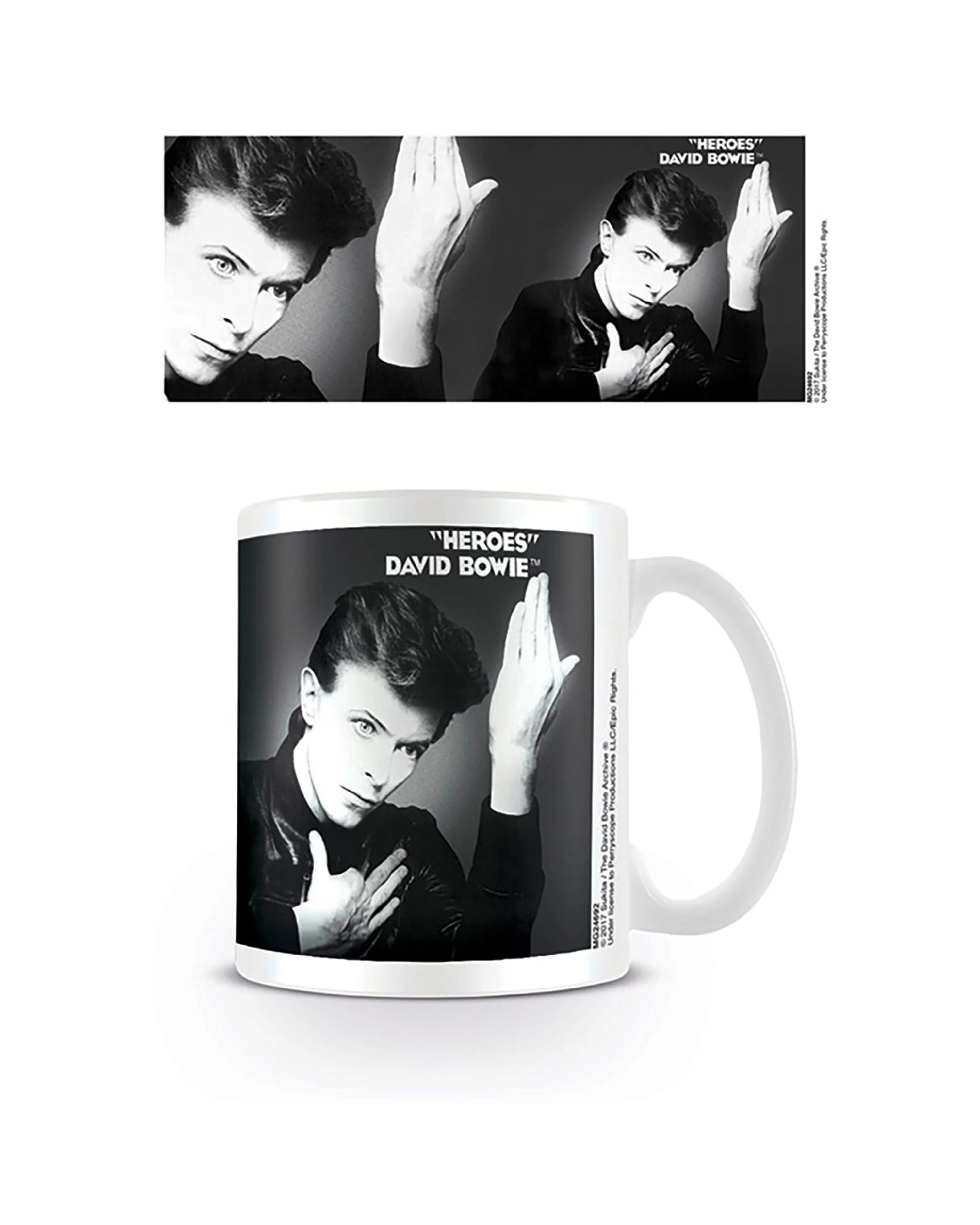 David Bowie Tasse Heroes