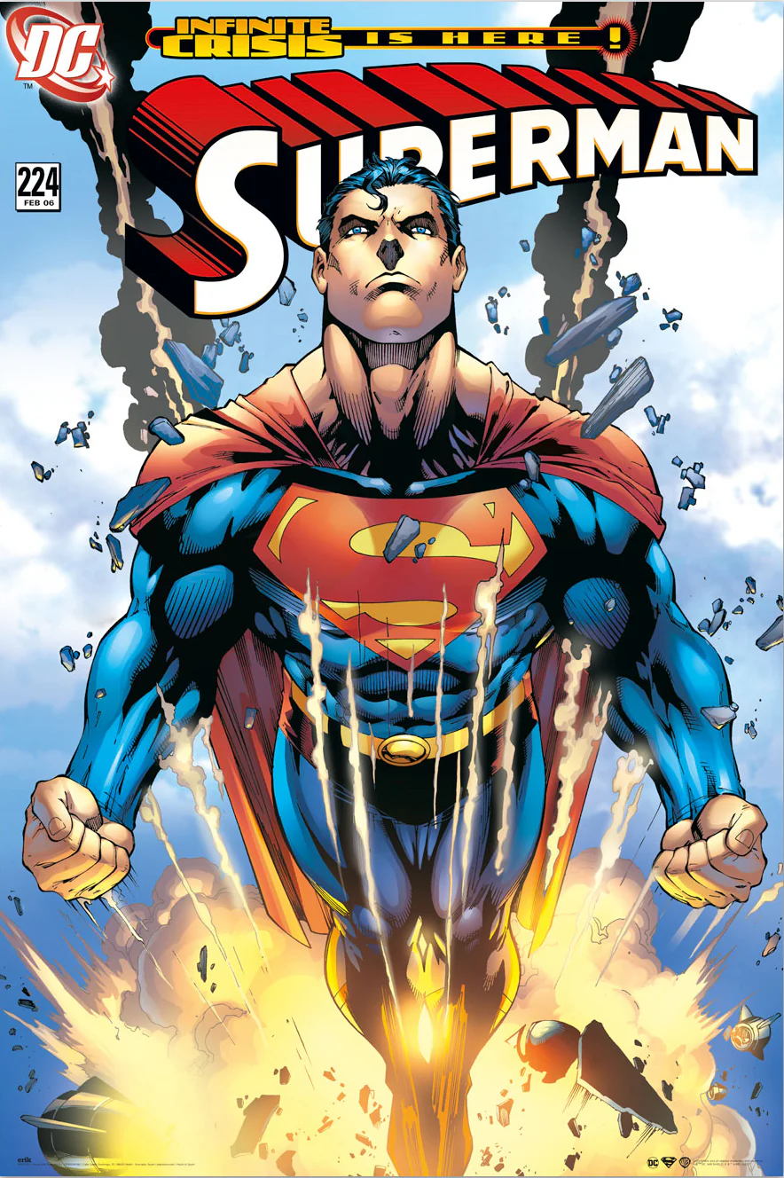 DC Comics Poster Superman Infinite Crisis Is Here!