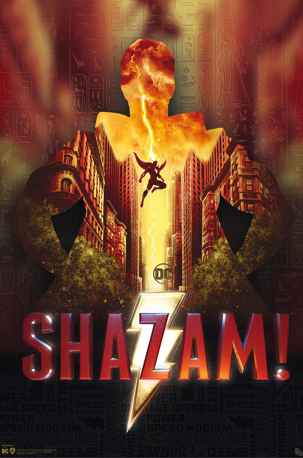 DC Comics Shazam! Poster Fury Of The Gods, DC Comics