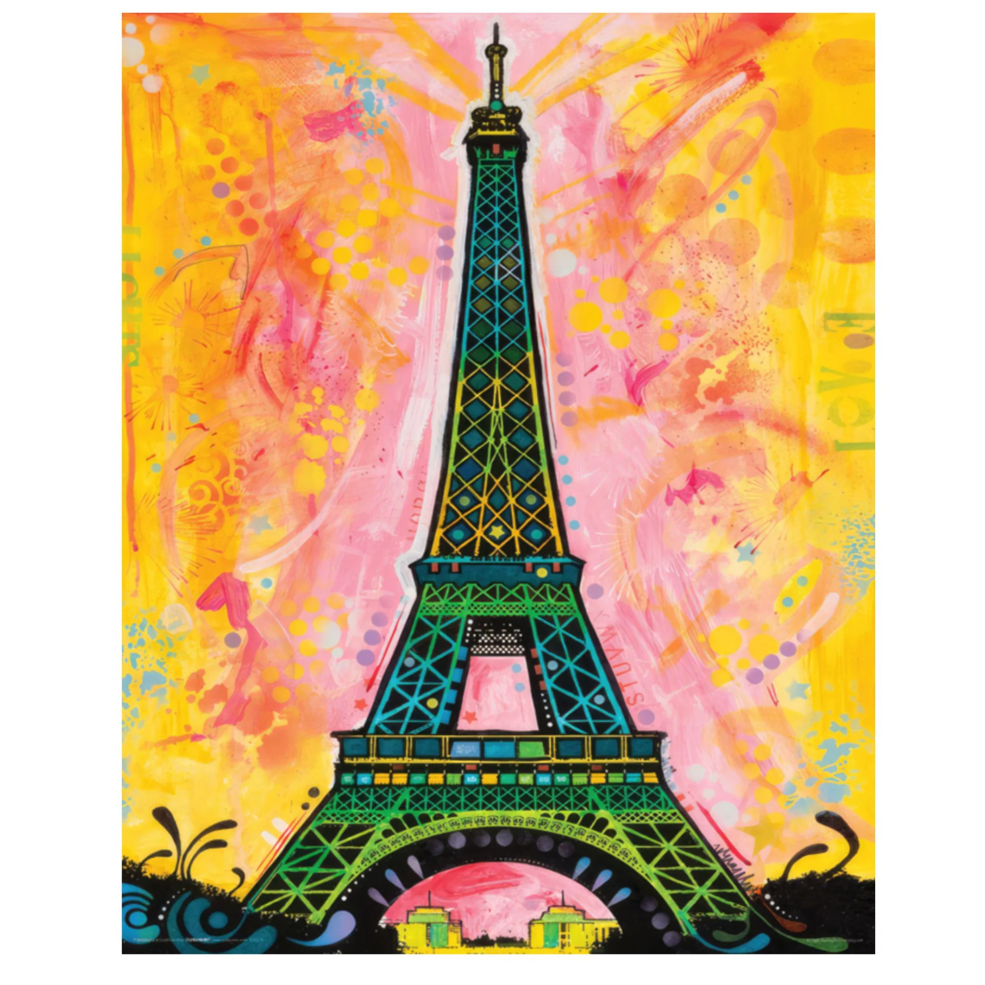 Dean Russo Poster Paris Pop Art