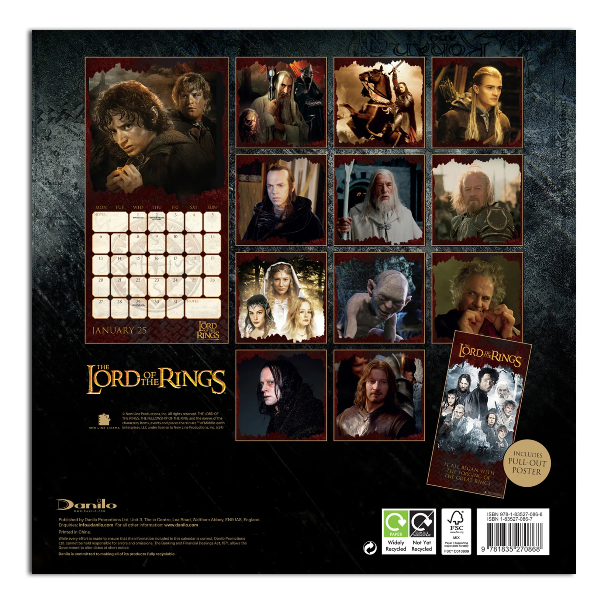 Der Herr der Ringe Kalender 2025 - Image 2