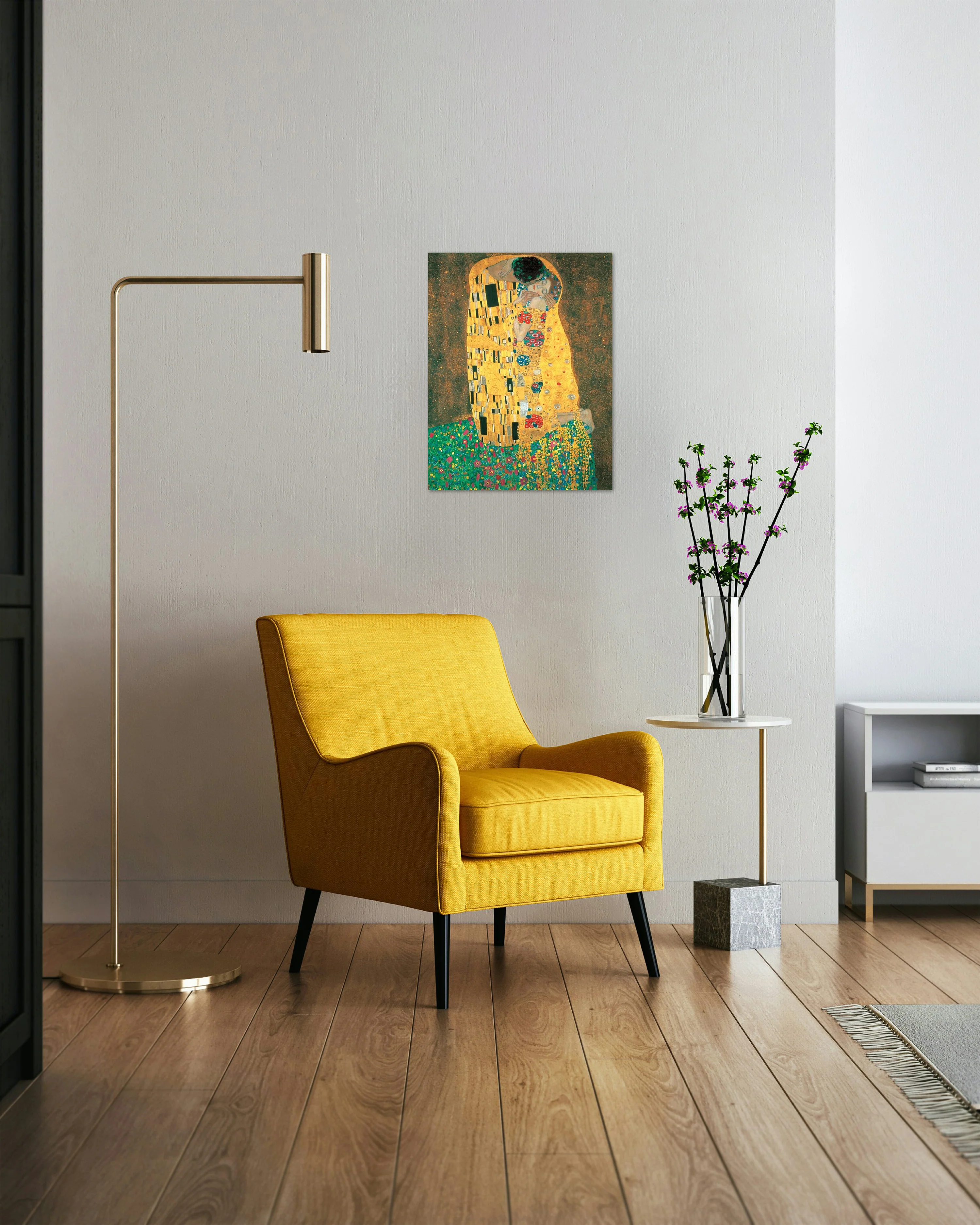 Der Kuss Kunstdruck Gustav Klimt - Image 2