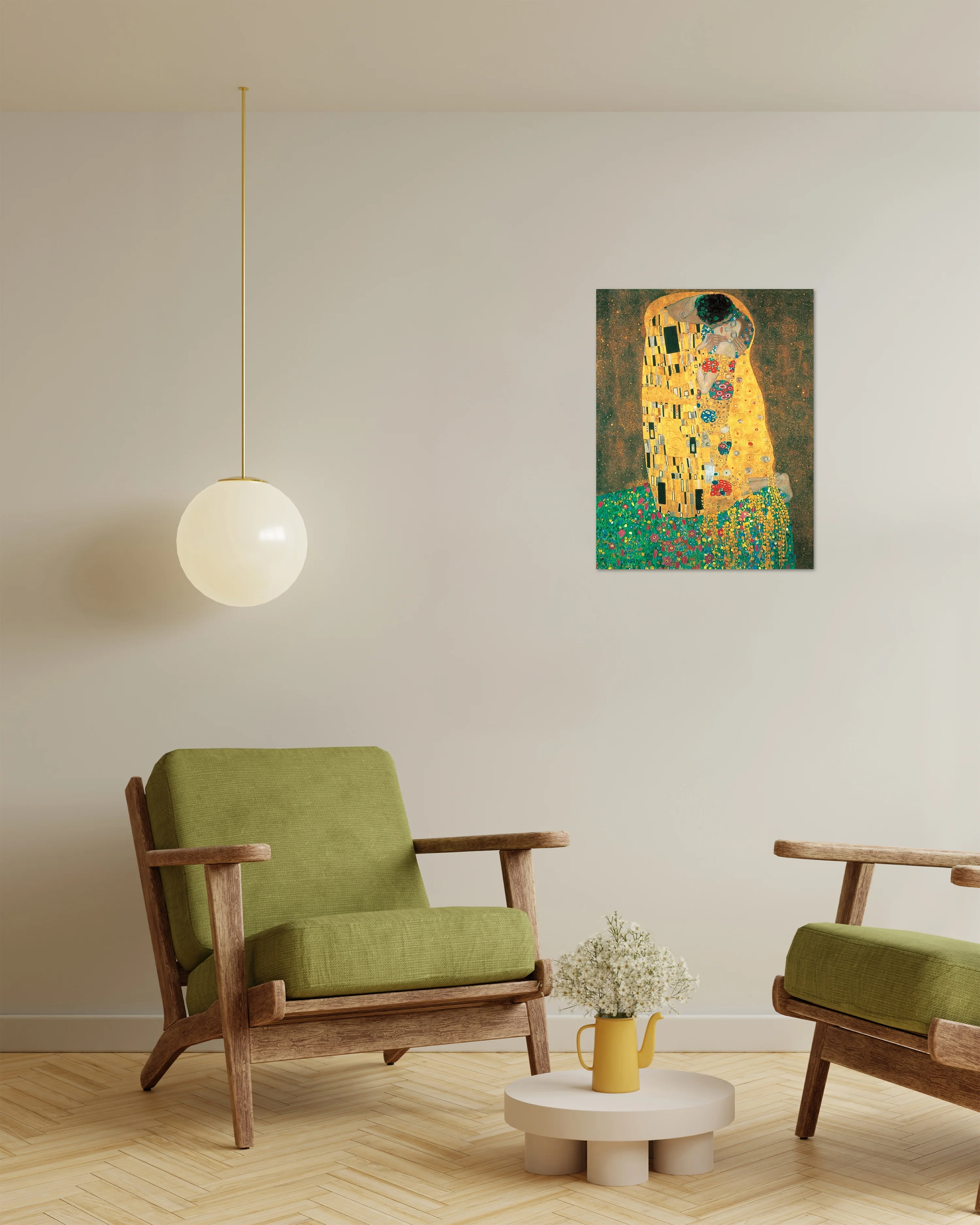 Der Kuss Kunstdruck Gustav Klimt - Image 3
