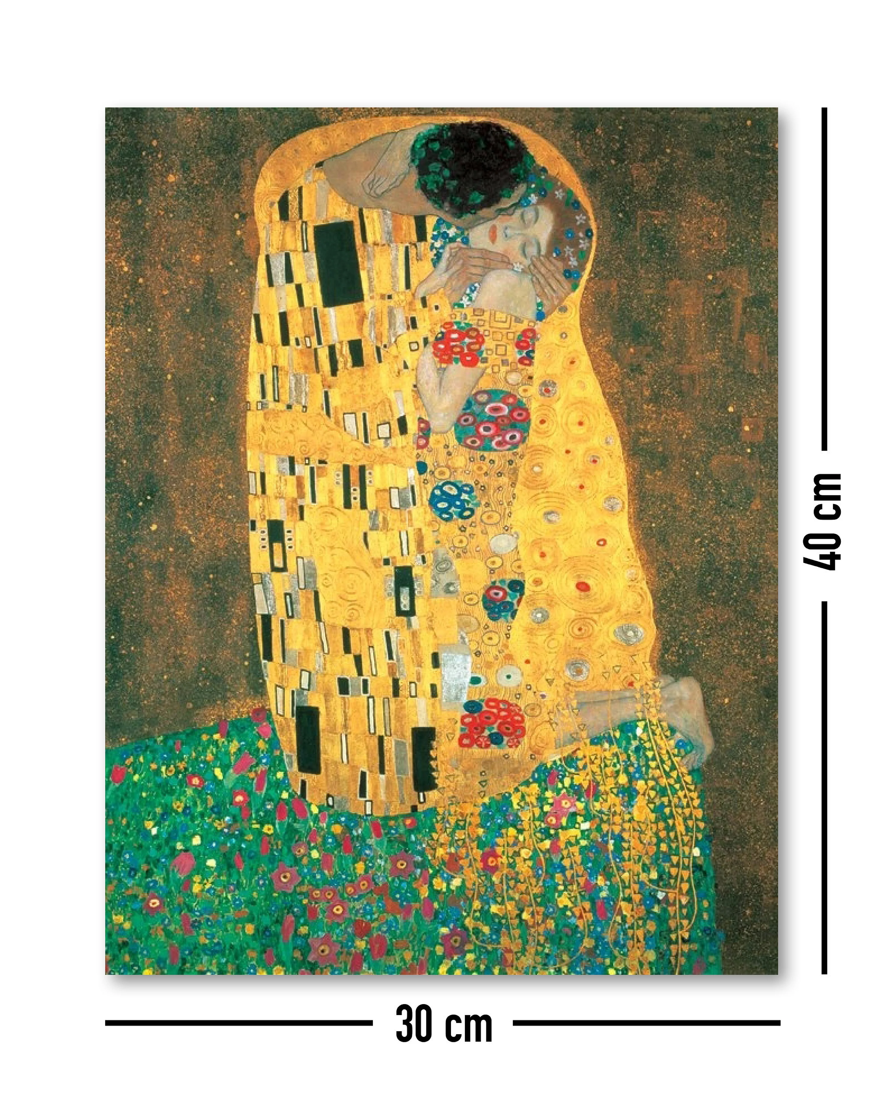Der Kuss Kunstdruck Gustav Klimt - Image 4