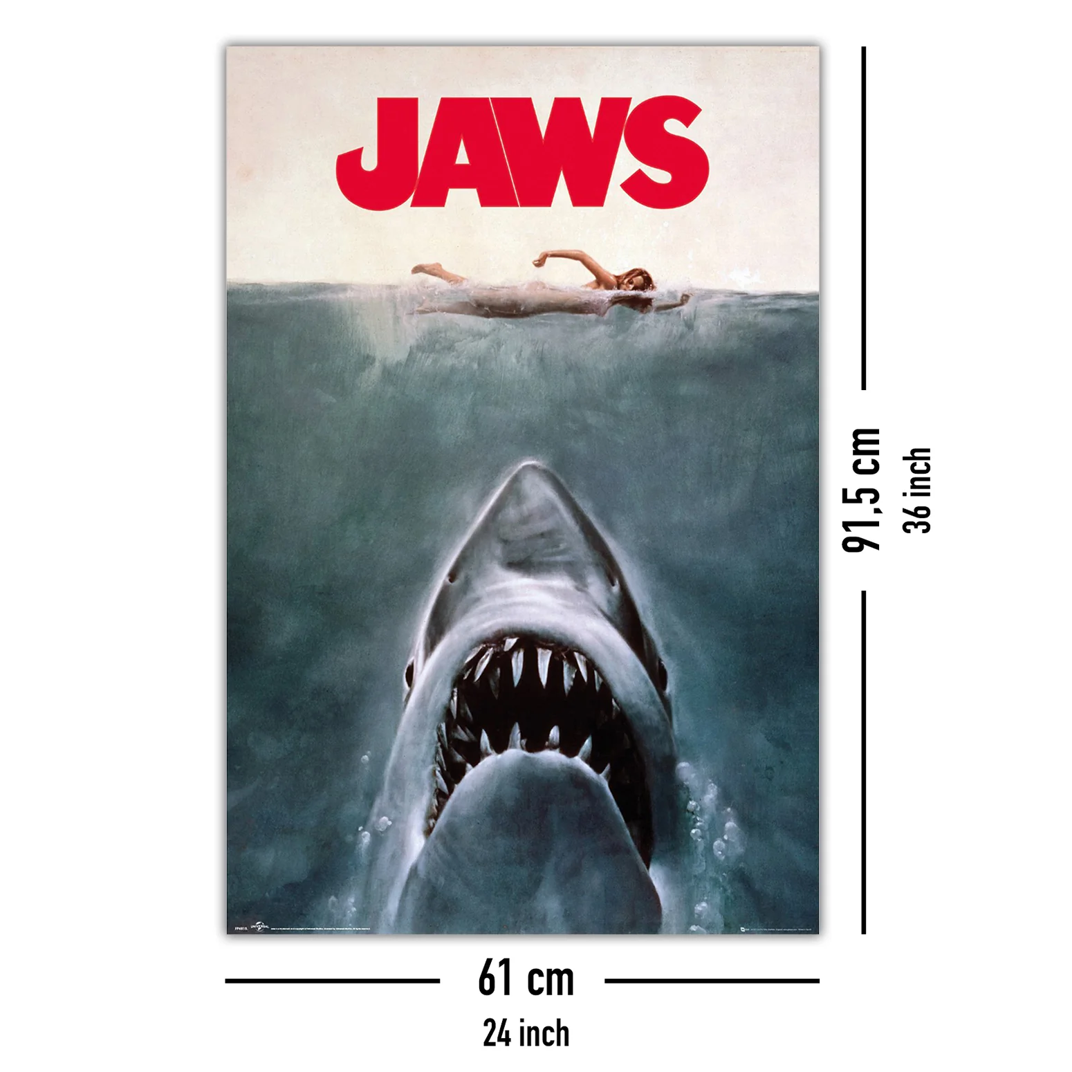 Der Weiße Hai Poster Jaws Key Art - Image 5