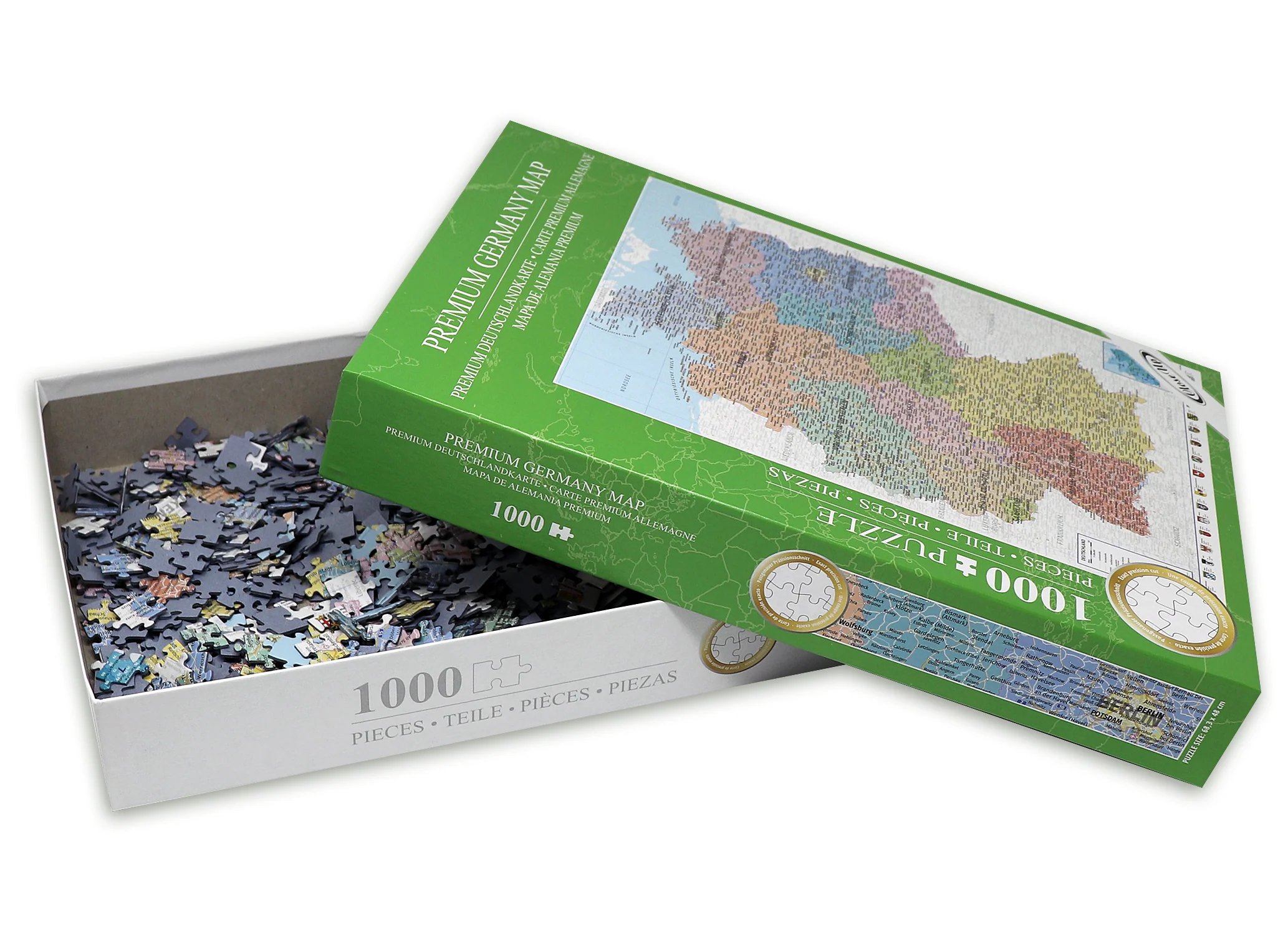 Deutschlandkarte Puzzle 1000 Teile, 48 x 68cm - Image 4