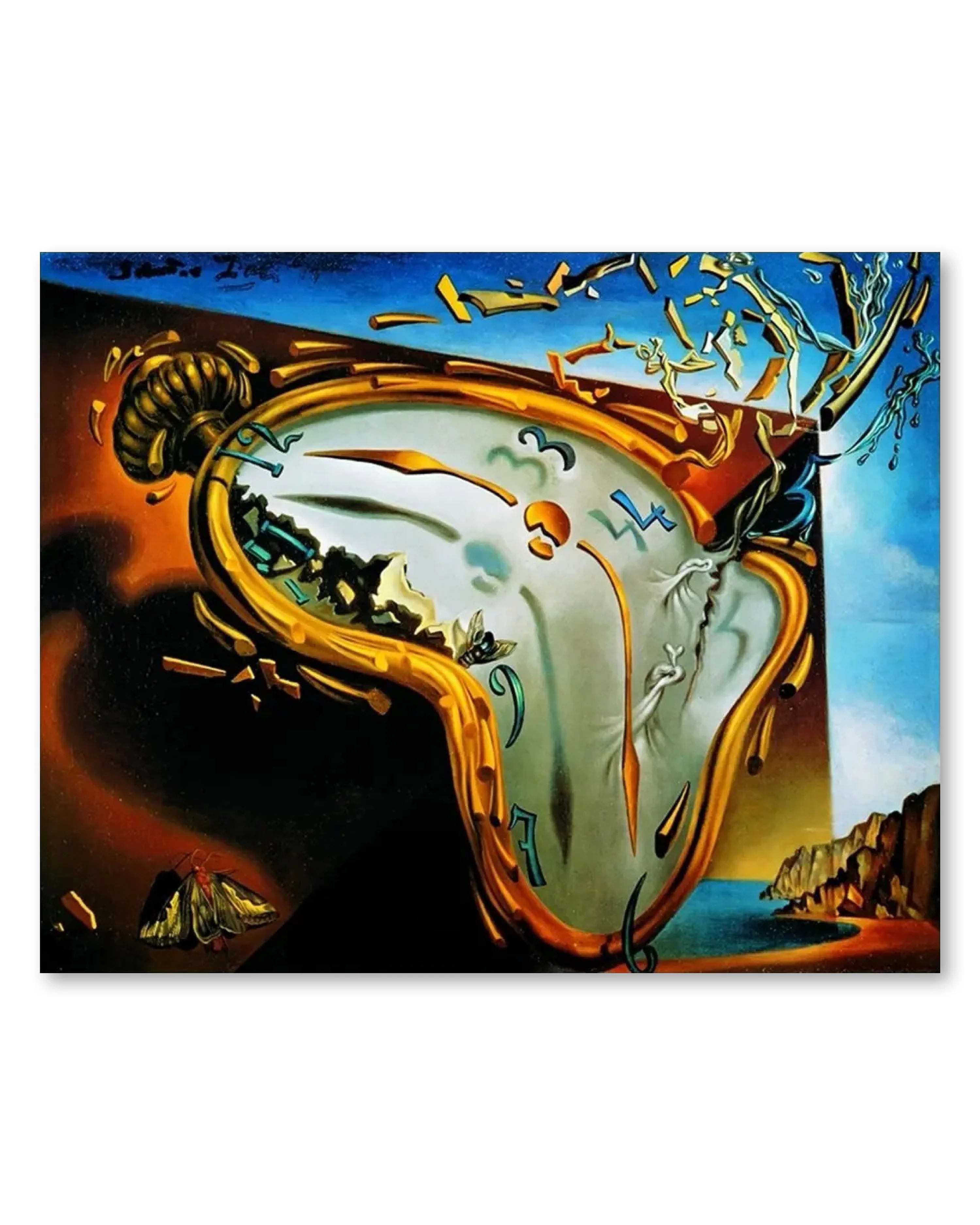 Die weichen Uhren Kunstdruck Salvador Dali