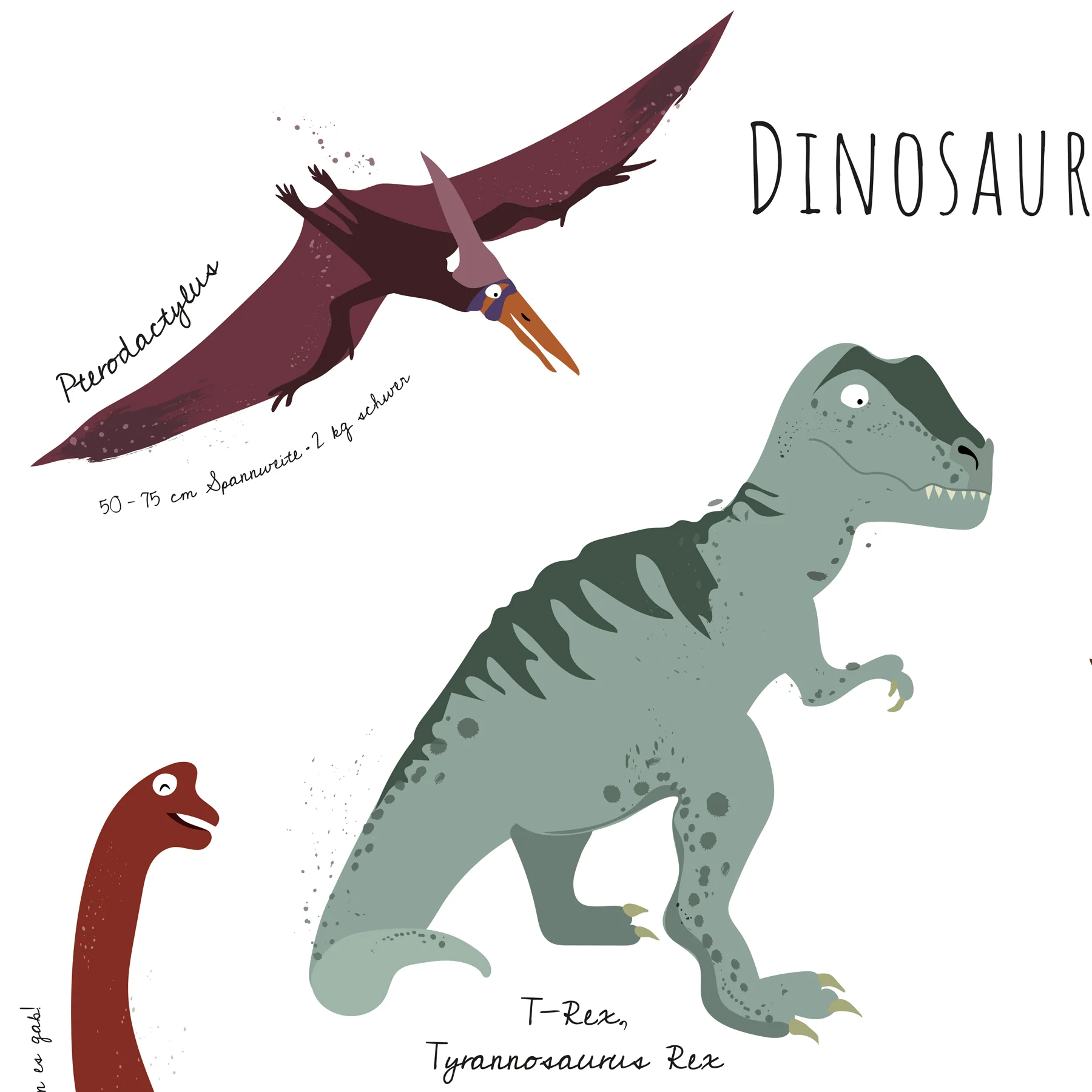 Dinosaurier Poster Lernposter 61 x 91,5 cm - Image 4