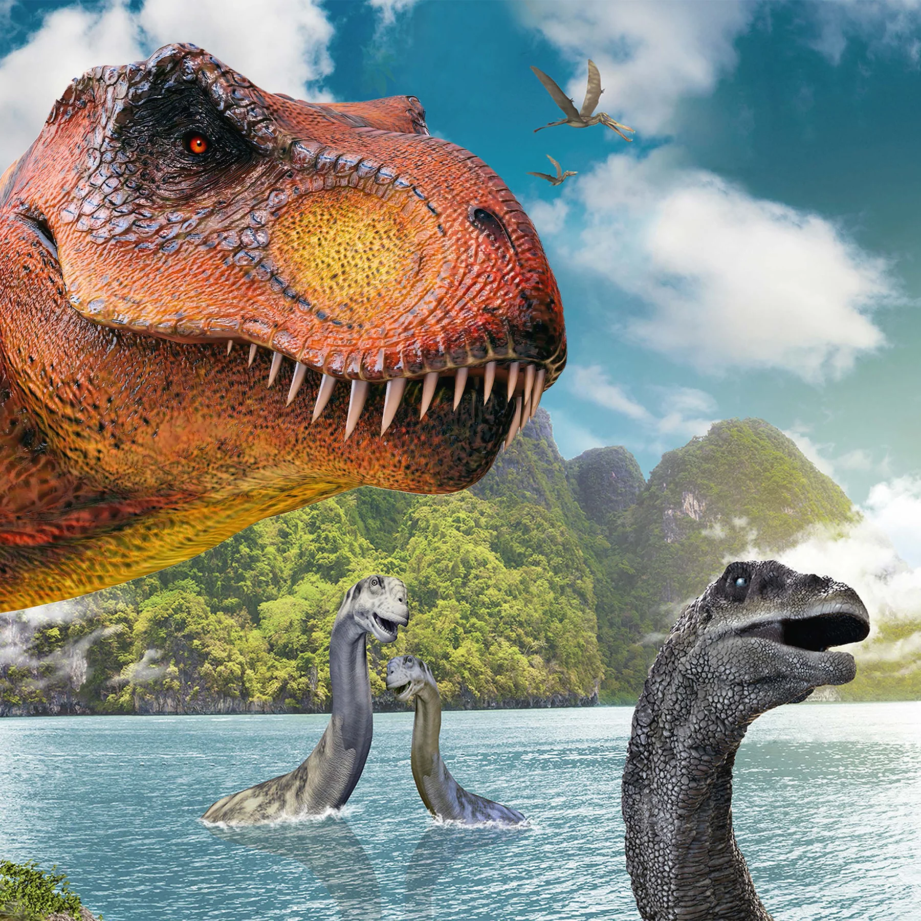 Dinosaurier XXL Poster 250 gr Papier, 100 x 140 cm - Image 5