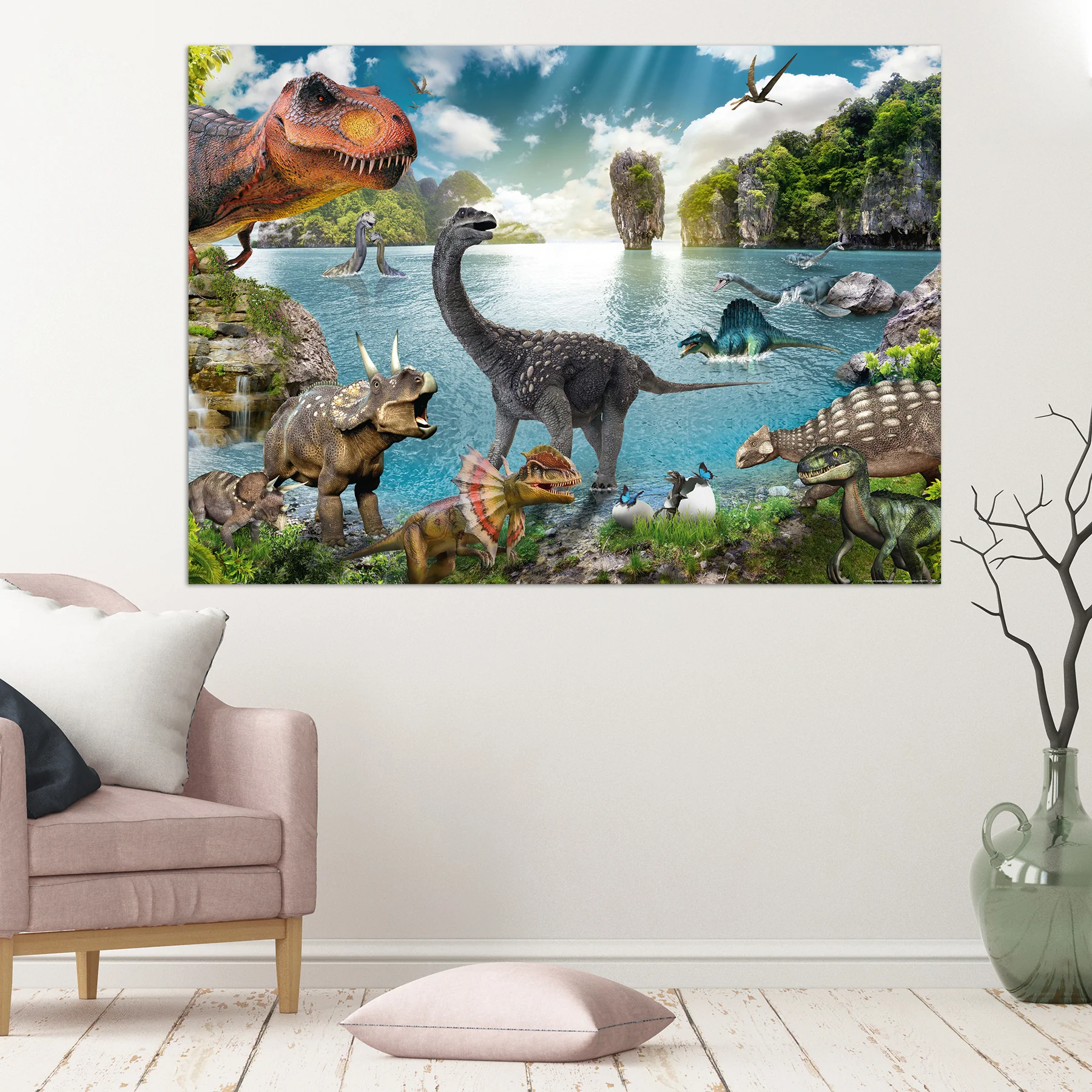 Dinosaurier XXL Poster-Set besteht aus XXL-& Ausmalposter - Image 4