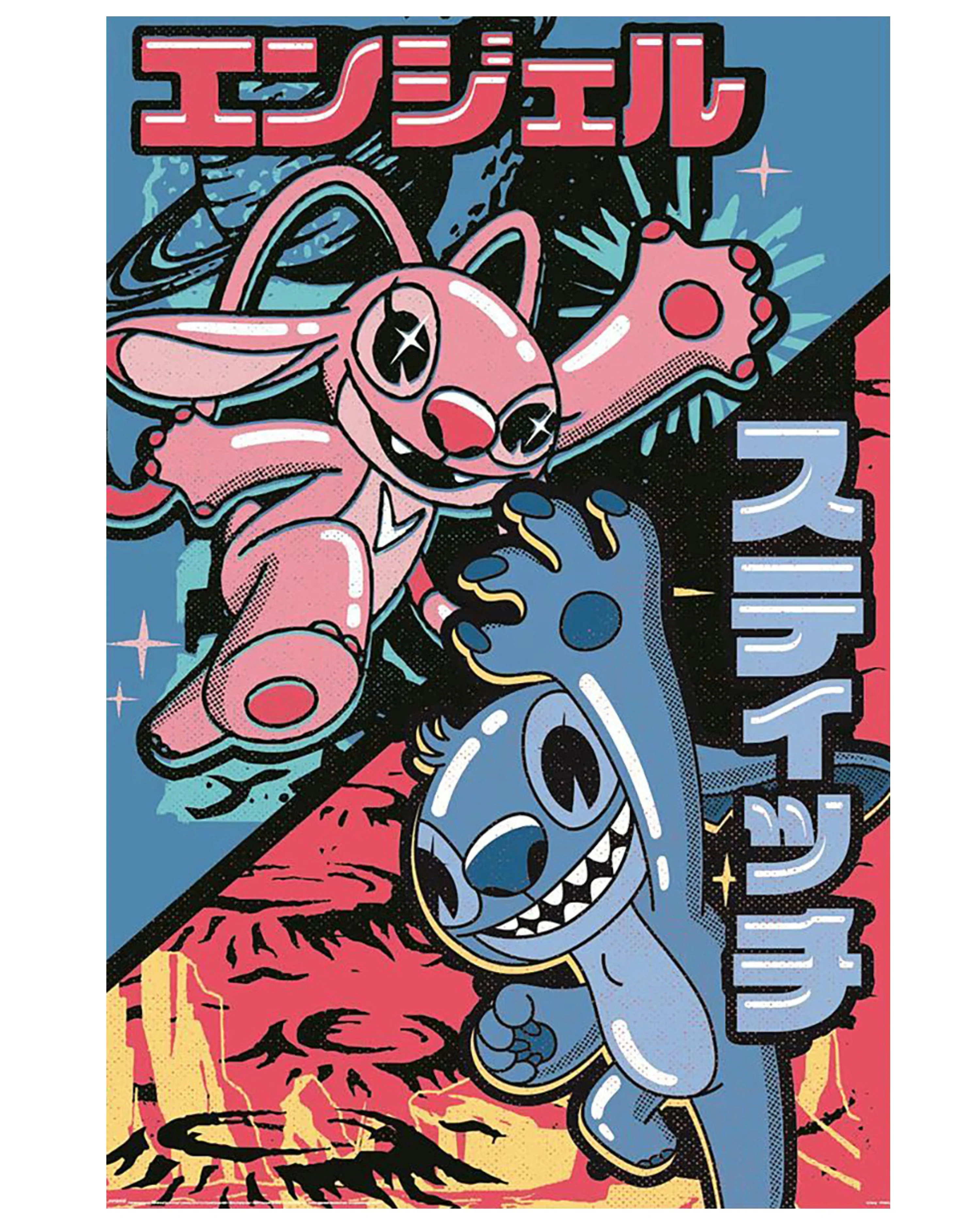 Disney Lilo & Stitch Poster Japanese Combo