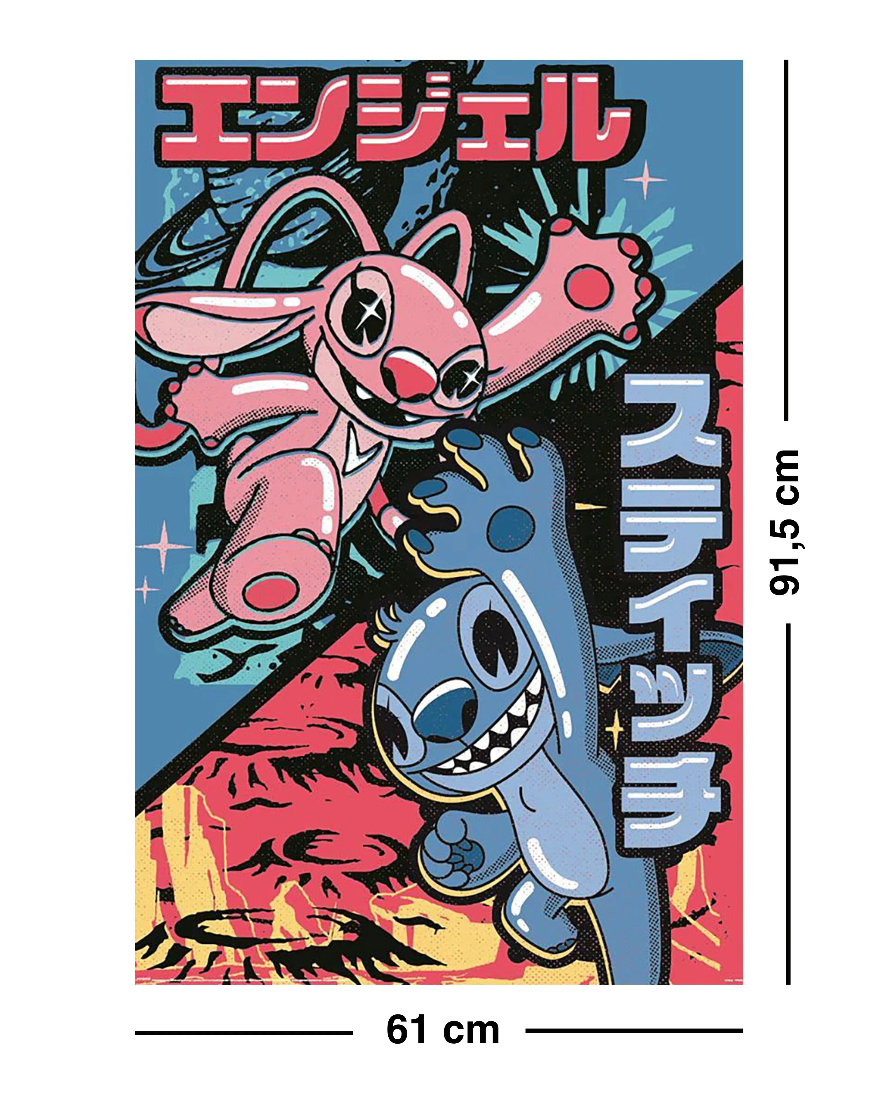 Disney Lilo & Stitch Poster Japanese Combo - Image 3