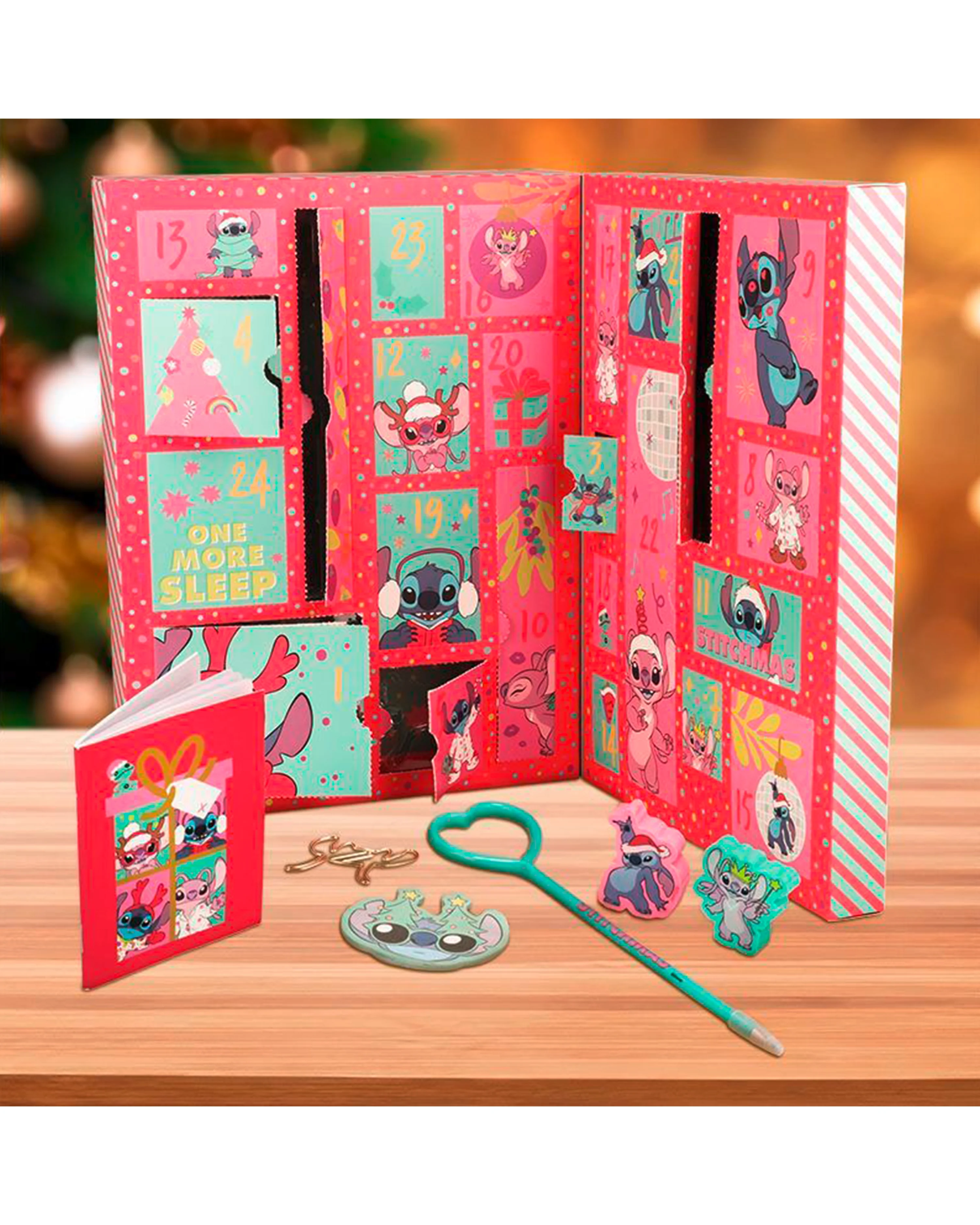 Disney Stitch Adventskalender Schreibwaren