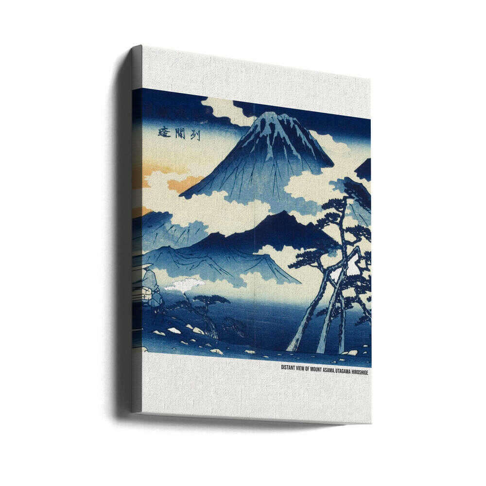 Distant View of Mount Asama, im Shinshu District von Utagawa Hiroshige für Kunstliebhaber - Image 10