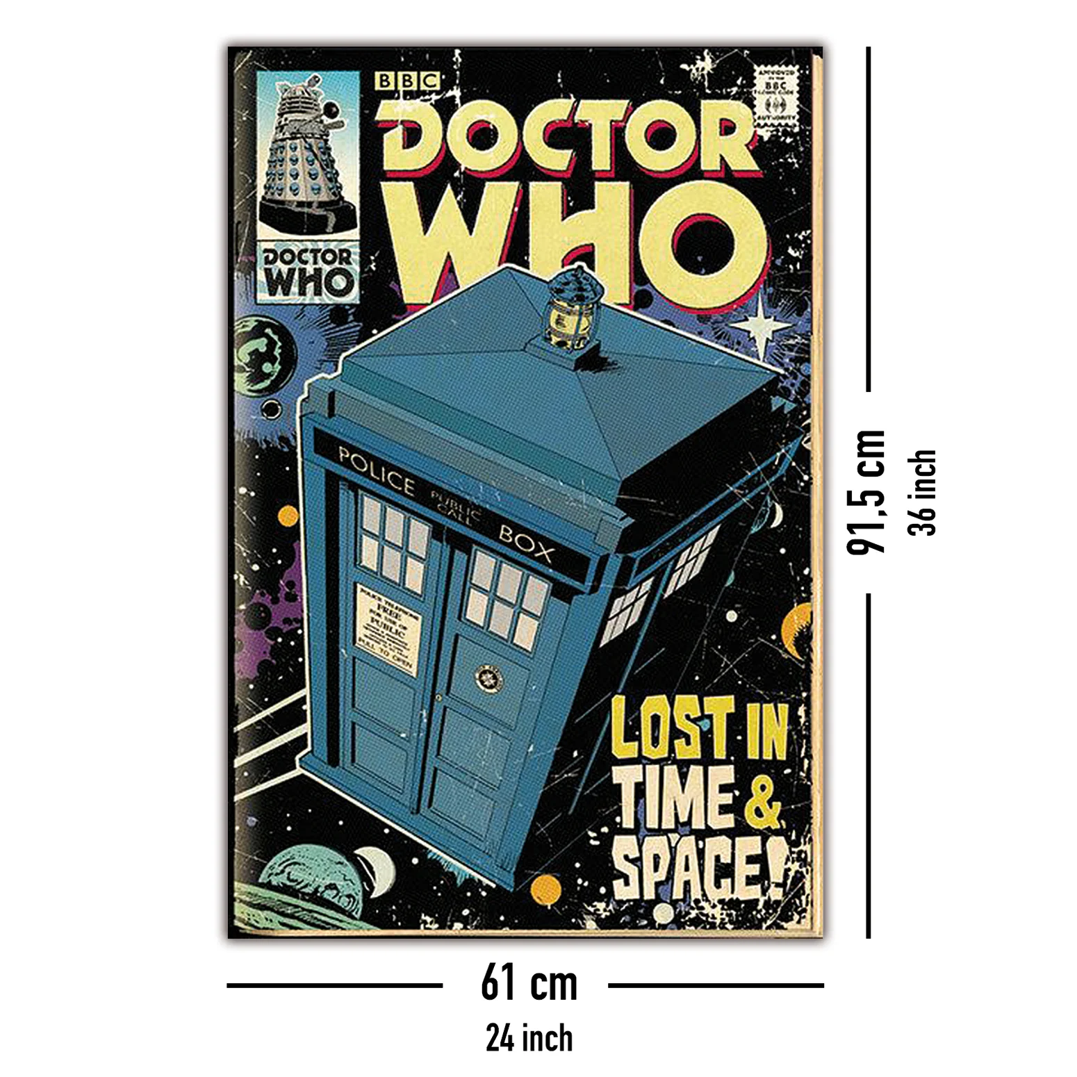 Doctor Who Poster Tardis Comic - Image 5