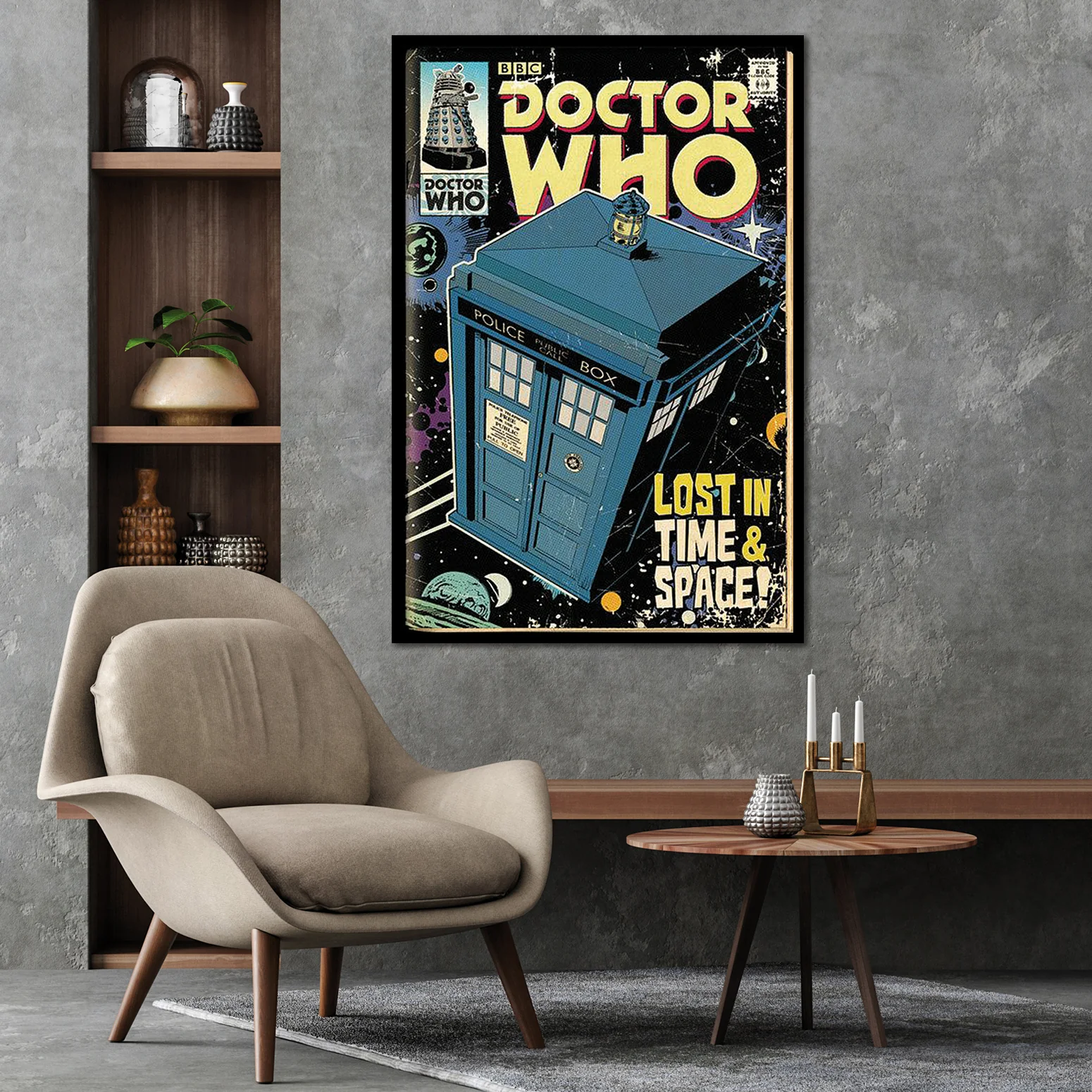 Doctor Who Poster Tardis Comic - Image 7