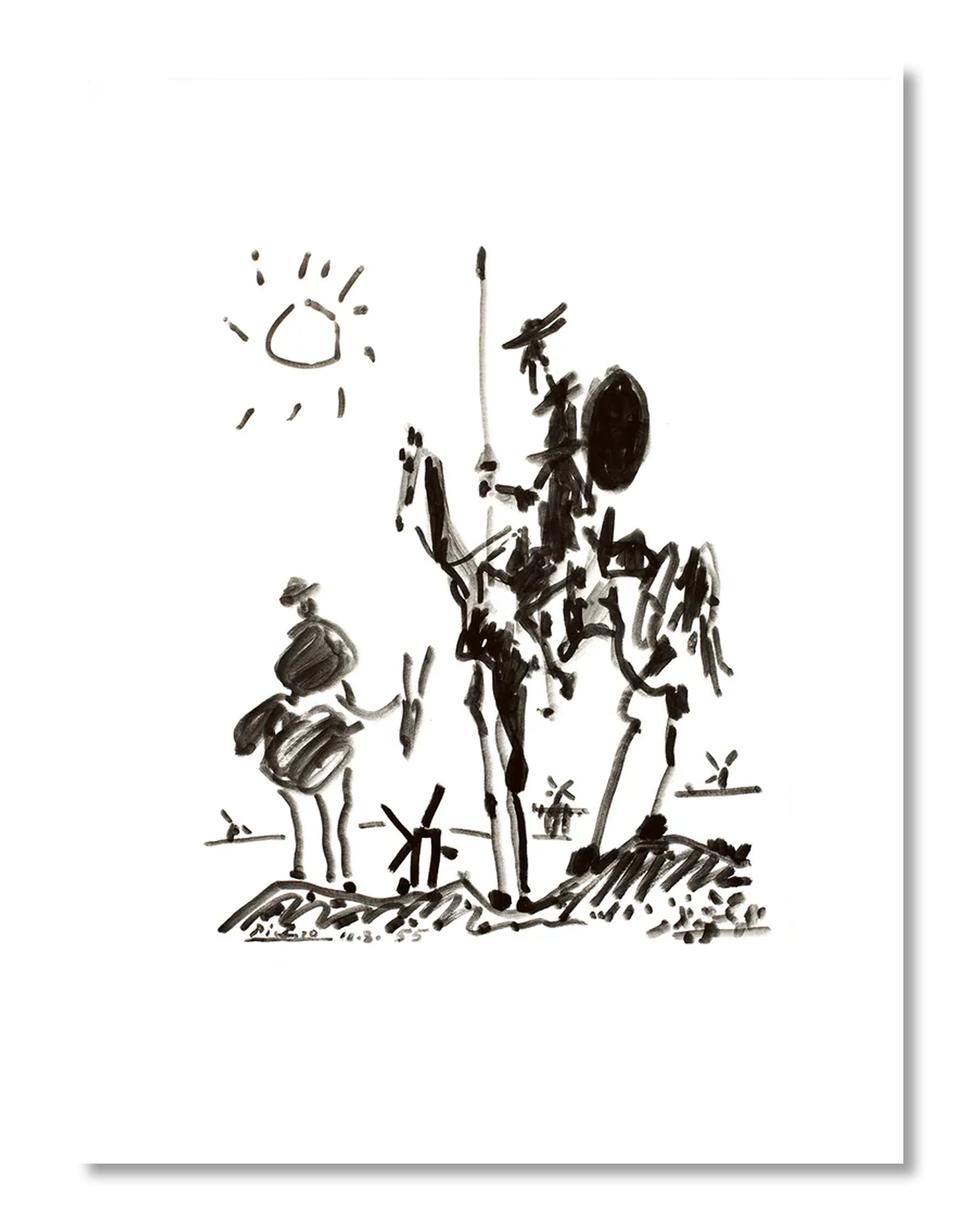 Don Quixote Kunstdruck Pablo Picasso