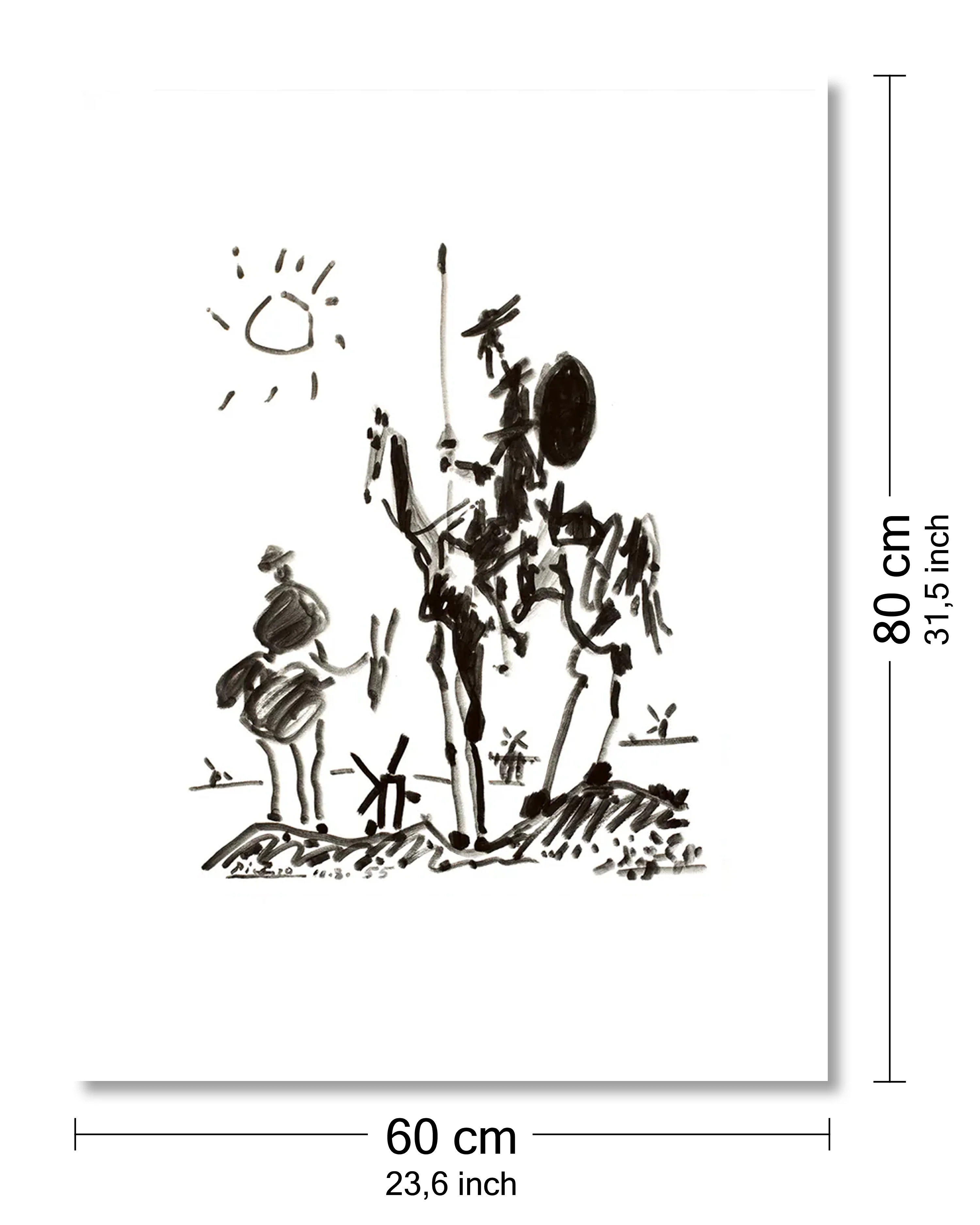 Don Quixote Kunstdruck Pablo Picasso - Image 4
