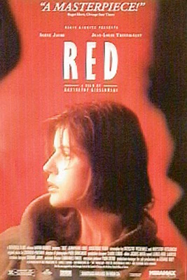 Drei Farben rot Poster