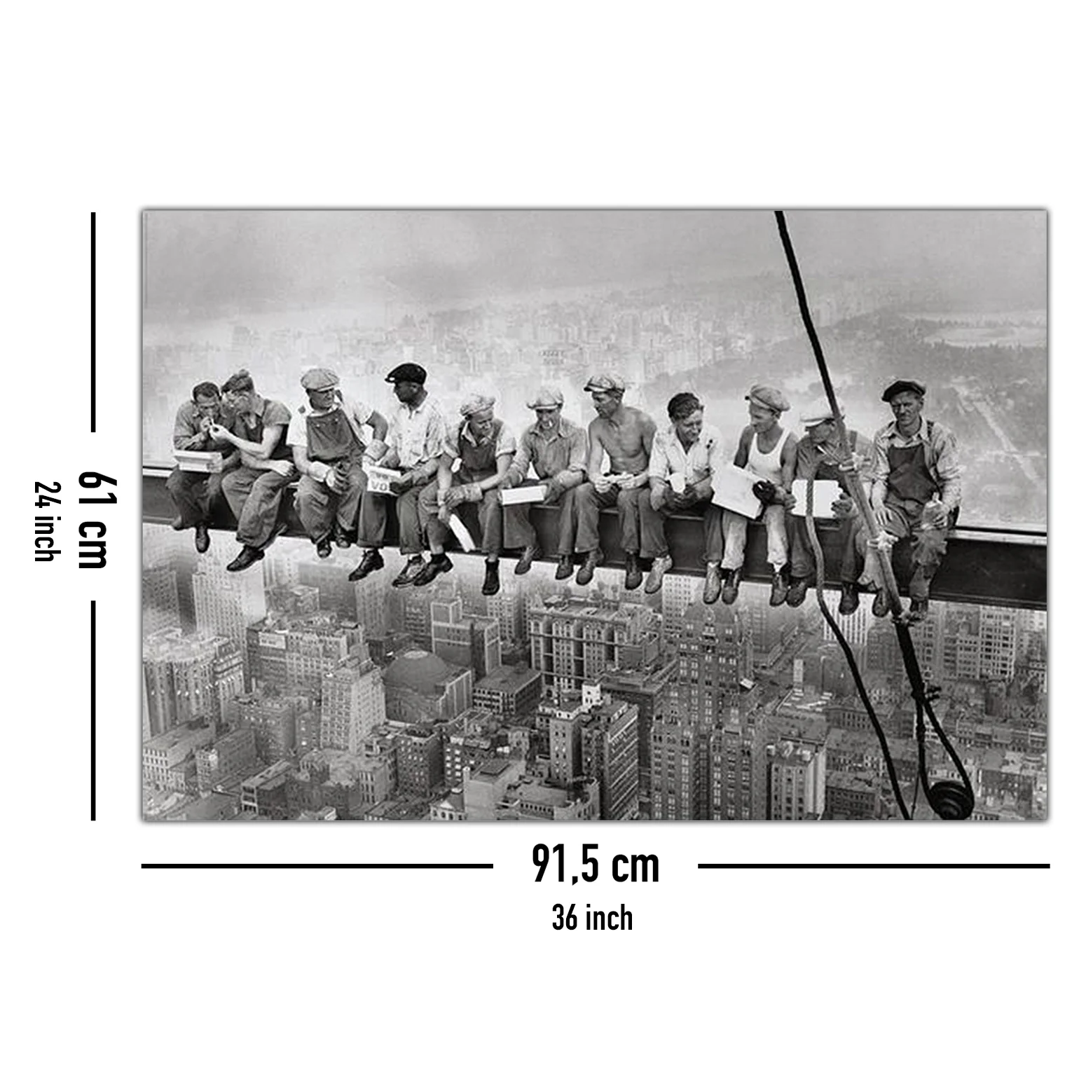 Eating Above Manhattan - New York Poster - Image 5