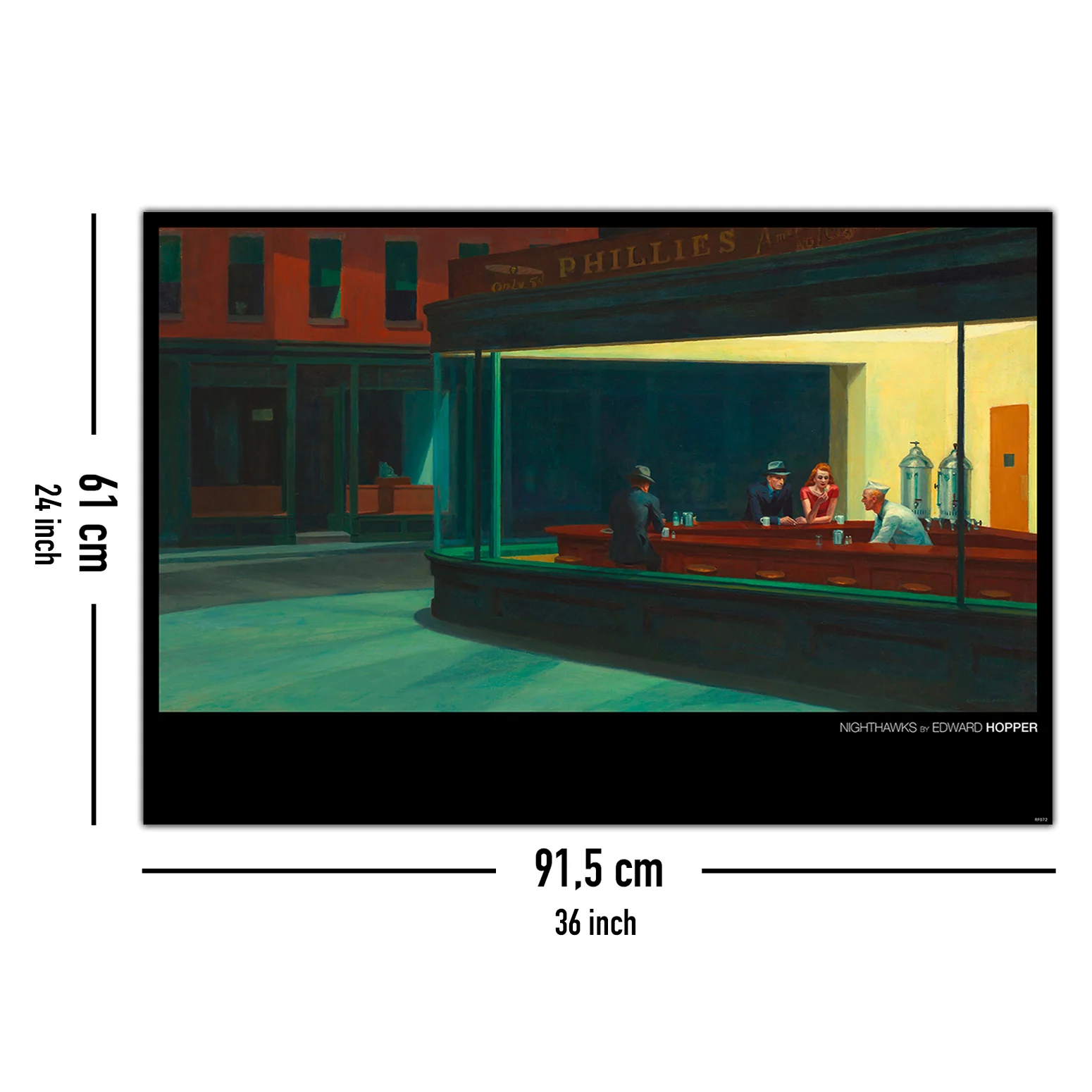 Edward Hopper Poster Nighthawks - Image 10