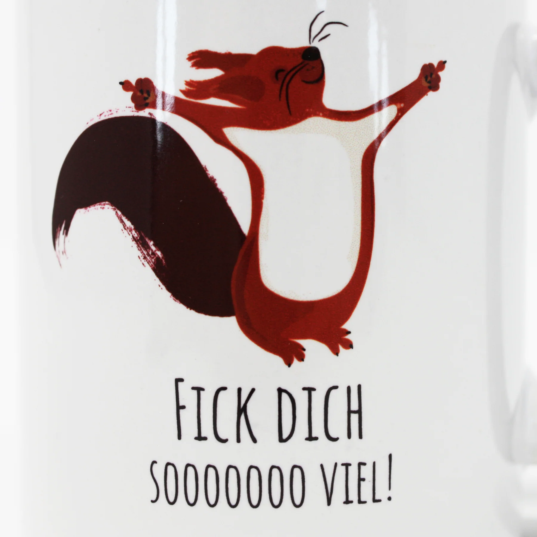 Eichhörnchen Tasse Fick dich soooo viel! - Image 5