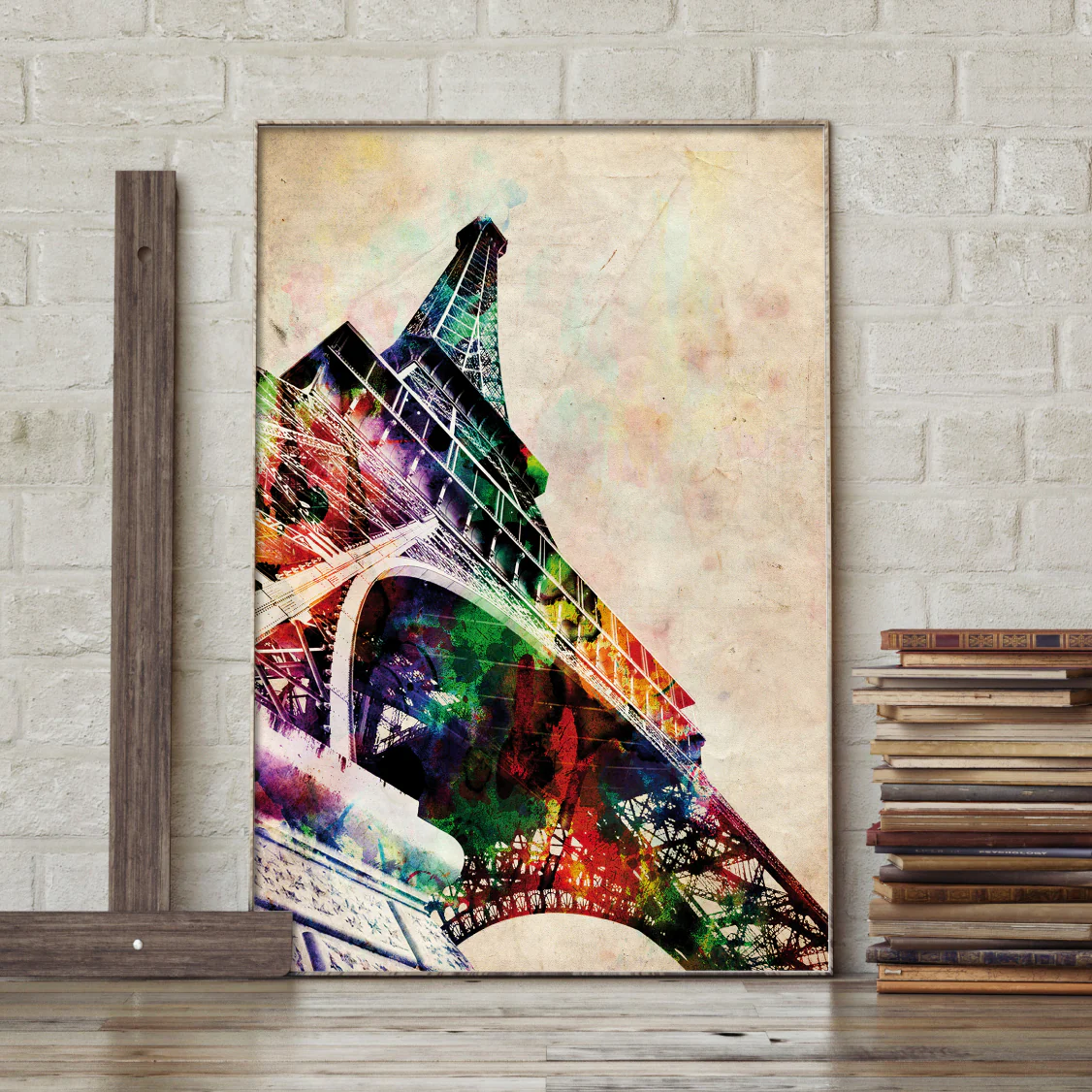 Eiffel Tower Watercolor Poster Michael Tompsett - Image 2