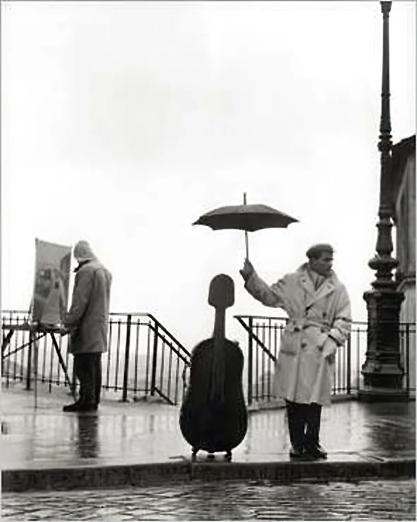 Ein Musiker im Regen Kunstdruck Robert Doisneau - Image 5