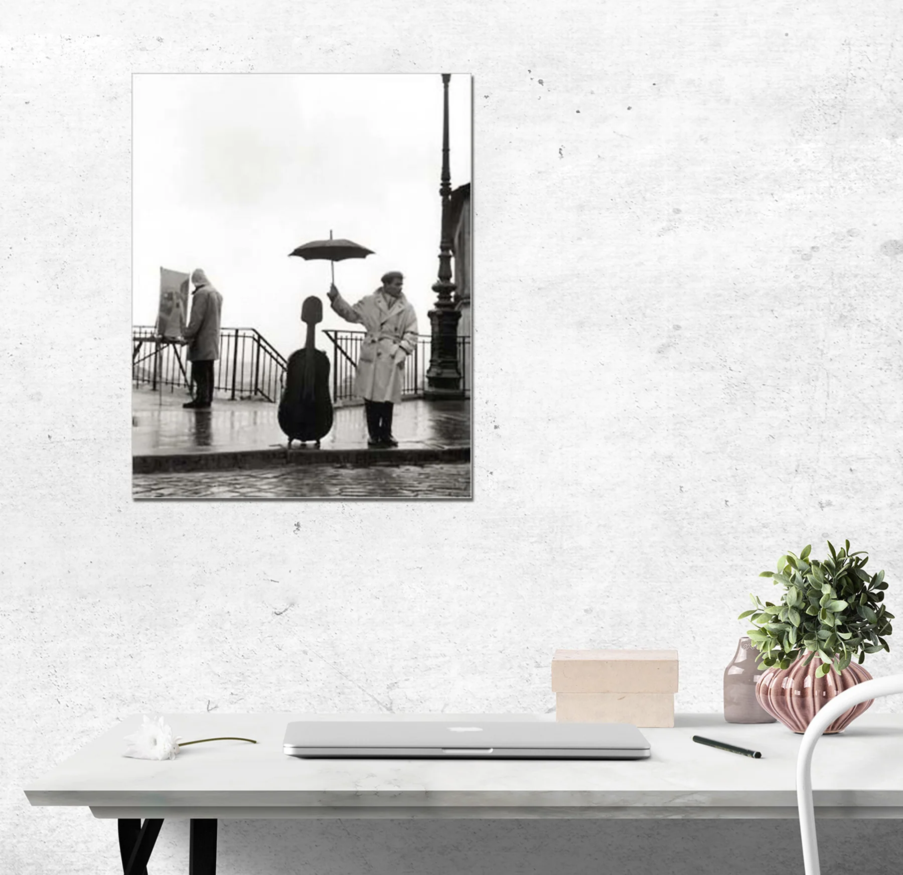 Ein Musiker im Regen Kunstdruck Robert Doisneau - Image 7