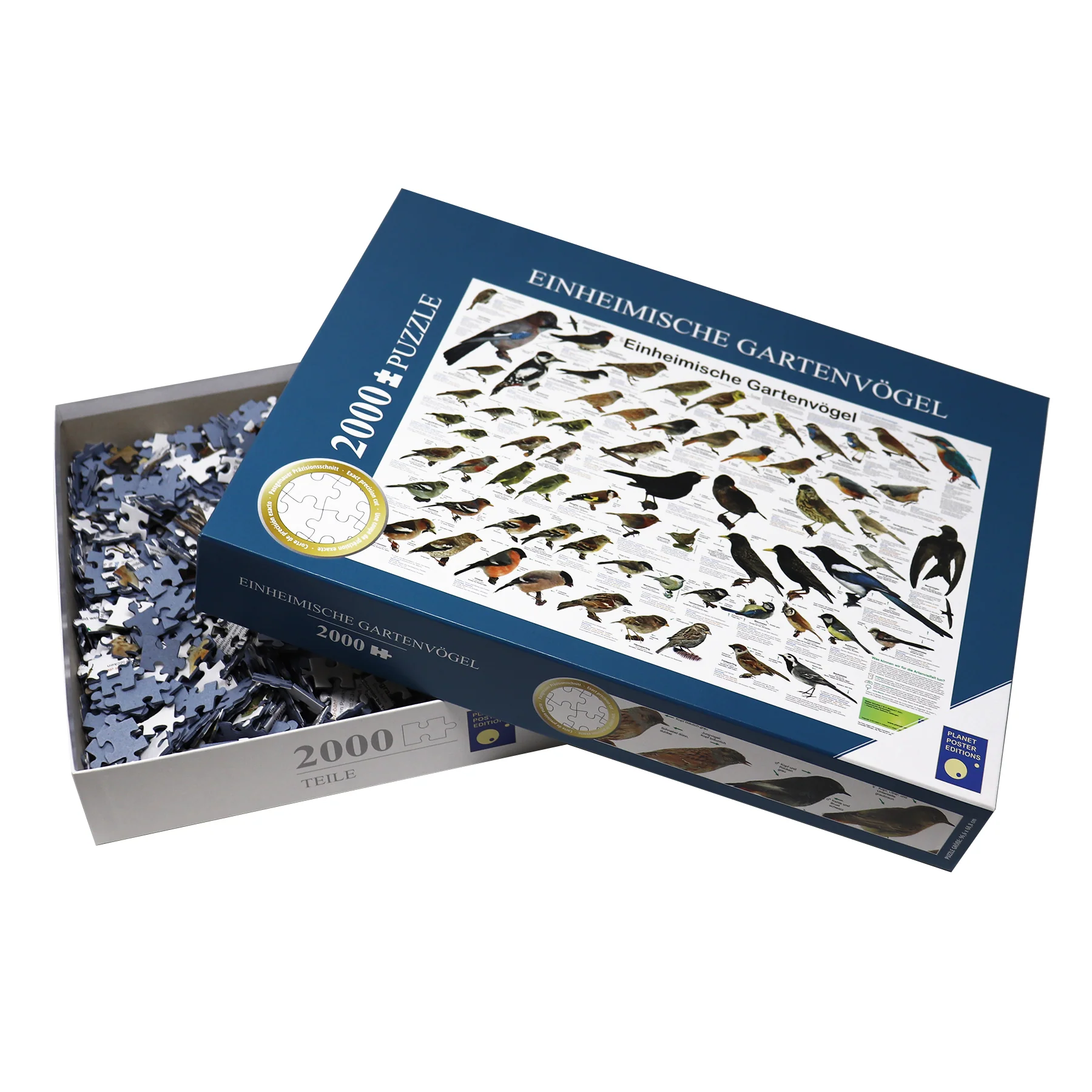 Einheimische Gartenvögel Puzzle 2000 Teile - Image 4