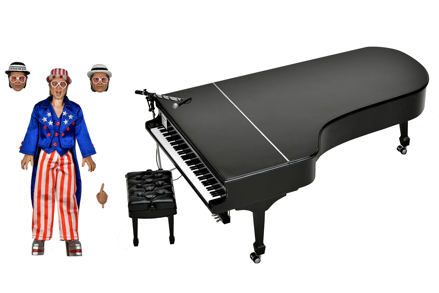 Elton John & Piano Actionfigur Live 1976