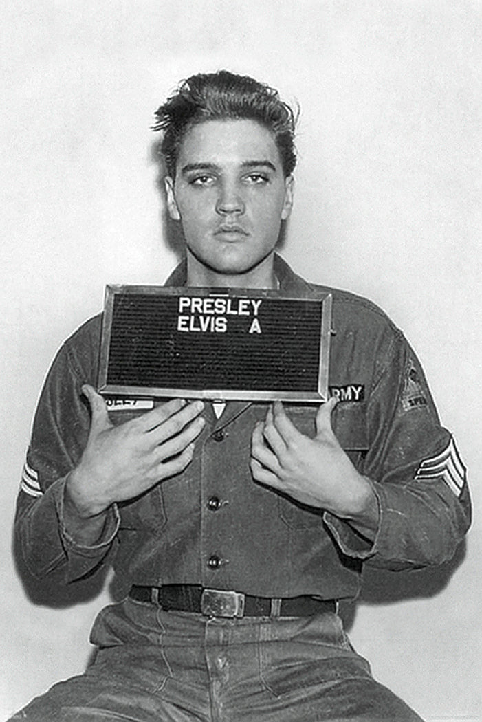 Elvis Presley Poster Mugshot Polizeifoto