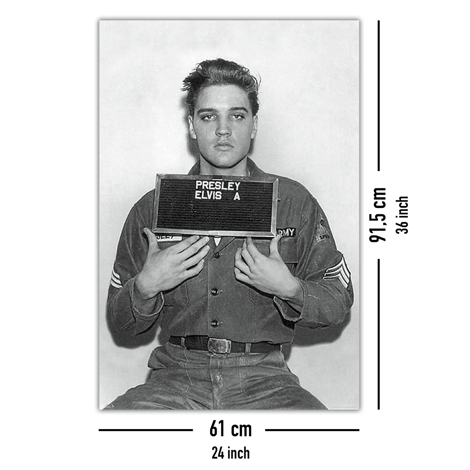 Elvis Presley Poster Mugshot Polizeifoto - Image 5