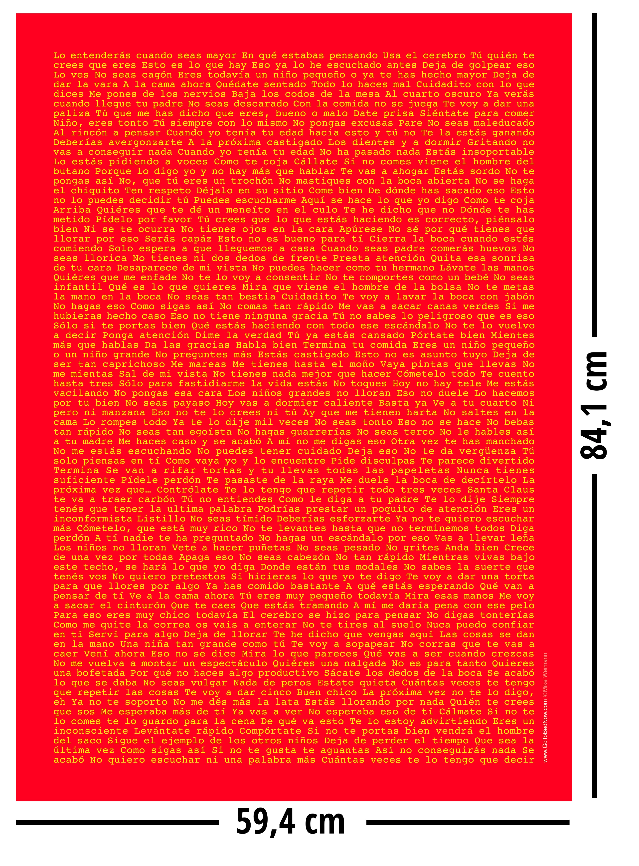 Erziehungssprüche Poster auf spanisch - Image 2