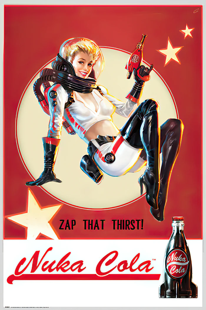 Fallout 4 Poster Nuka Cola Zap that Thirst! - Image 3