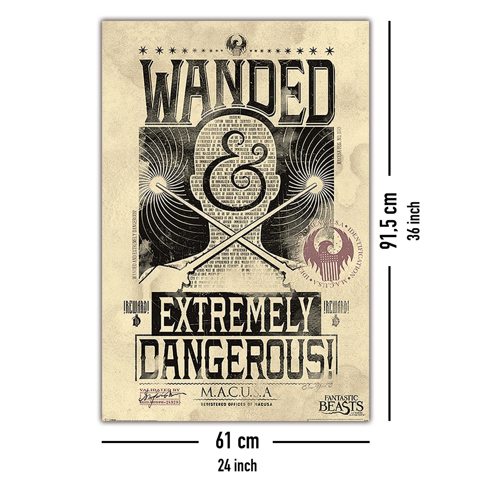 Fantastic Beasts Poster Wanded & Extremely Dangerous - Image 5
