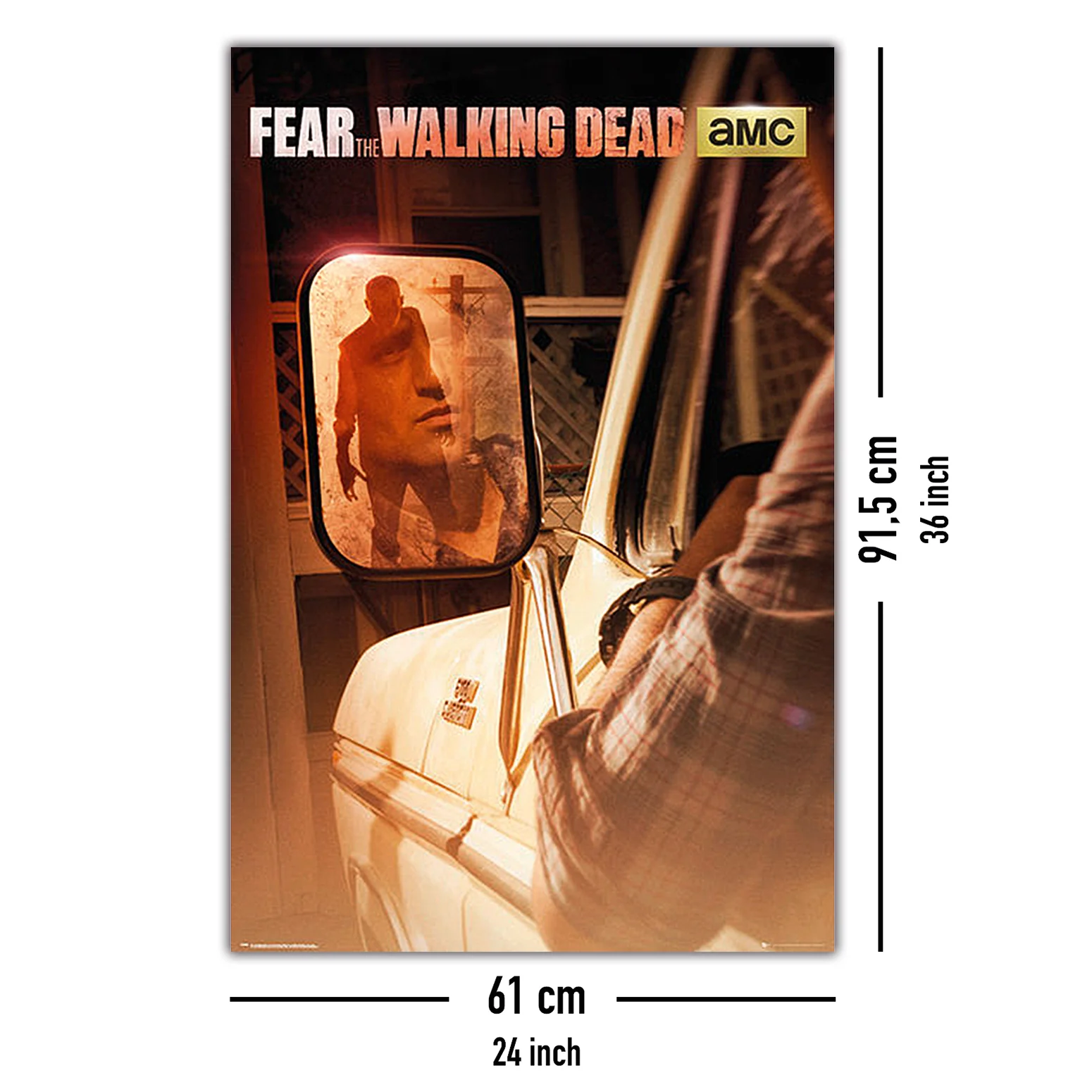 Fear The Walking Dead Poster Zombie im Rückspiegel - Image 5