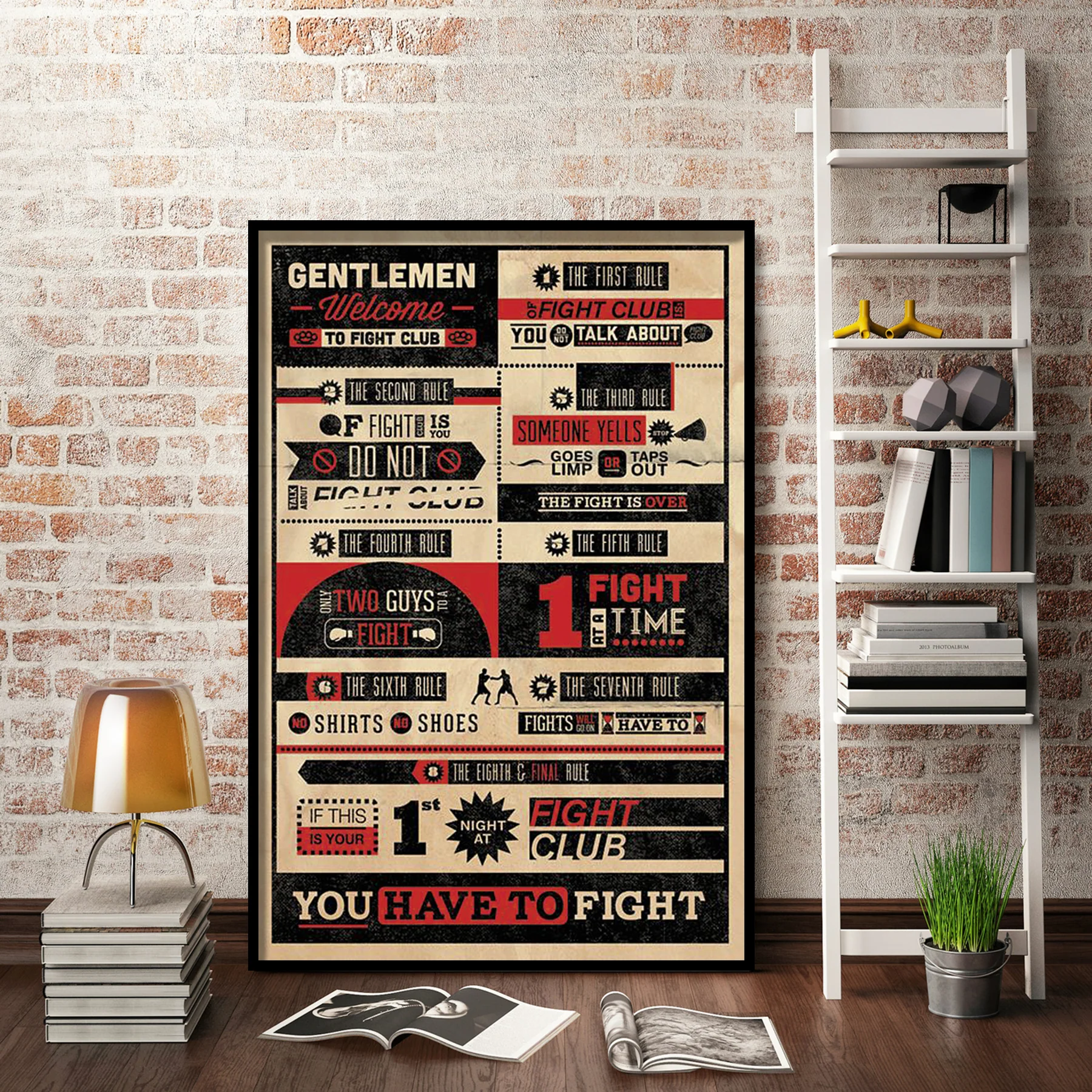 Fight Club Poster Rules - Image 2
