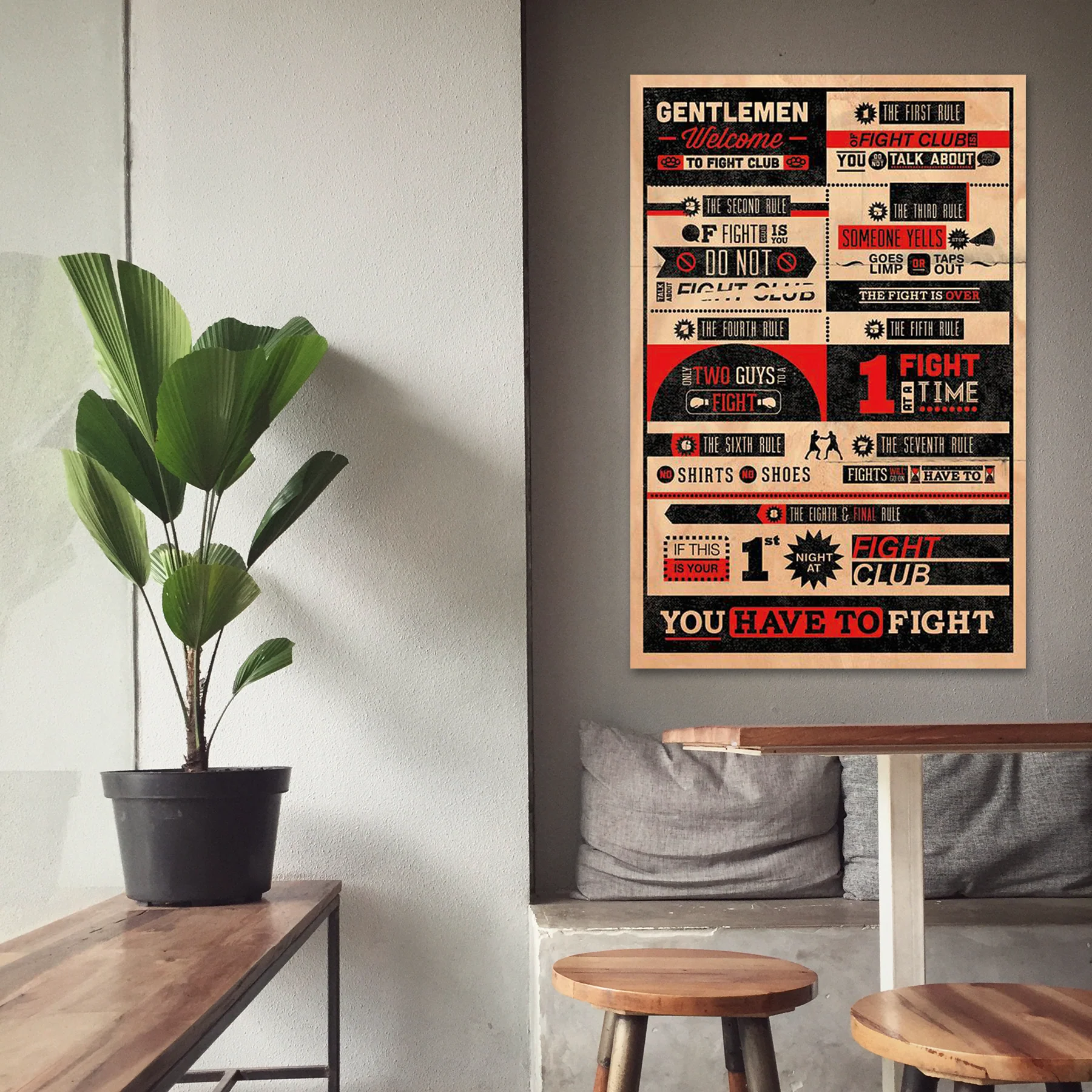 Fight Club Poster Rules - Image 3