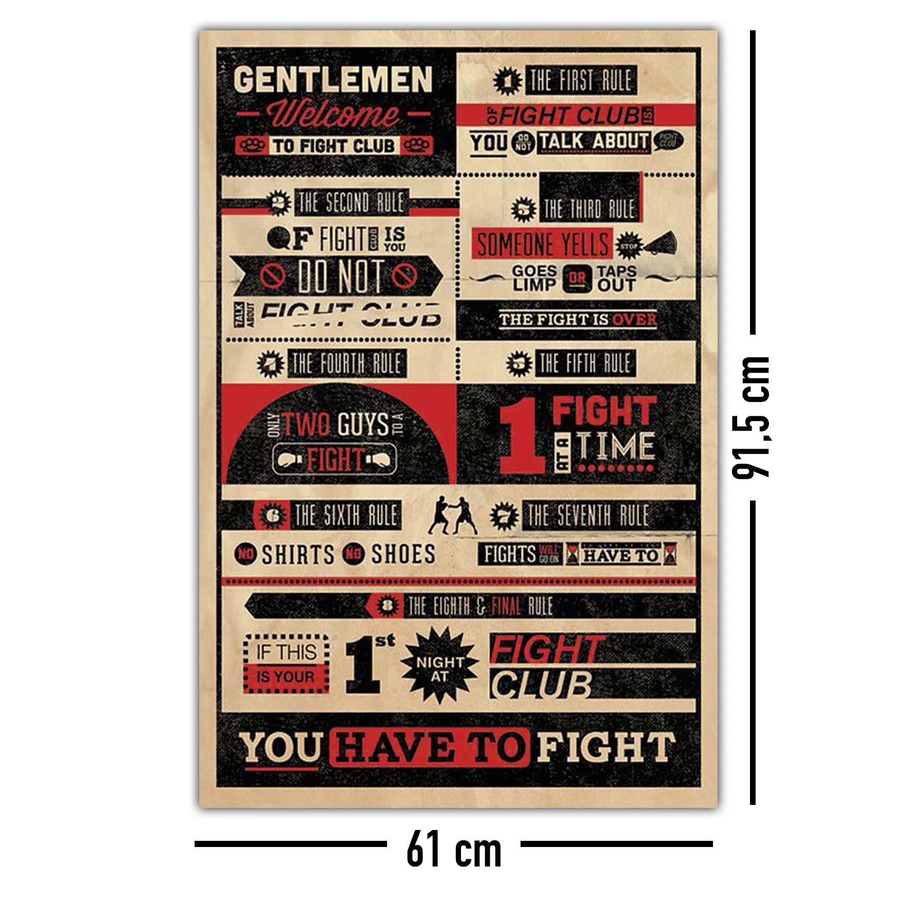 Fight Club Poster Rules - Image 8