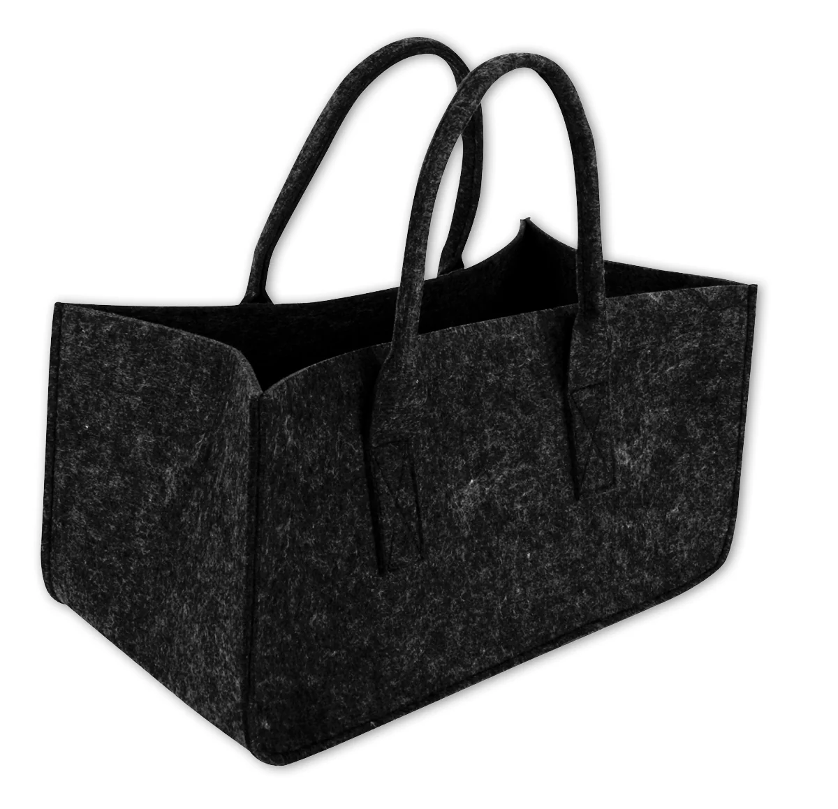 Filztasche Kaminholz Anthrazit Tragetasche, Felt Bag