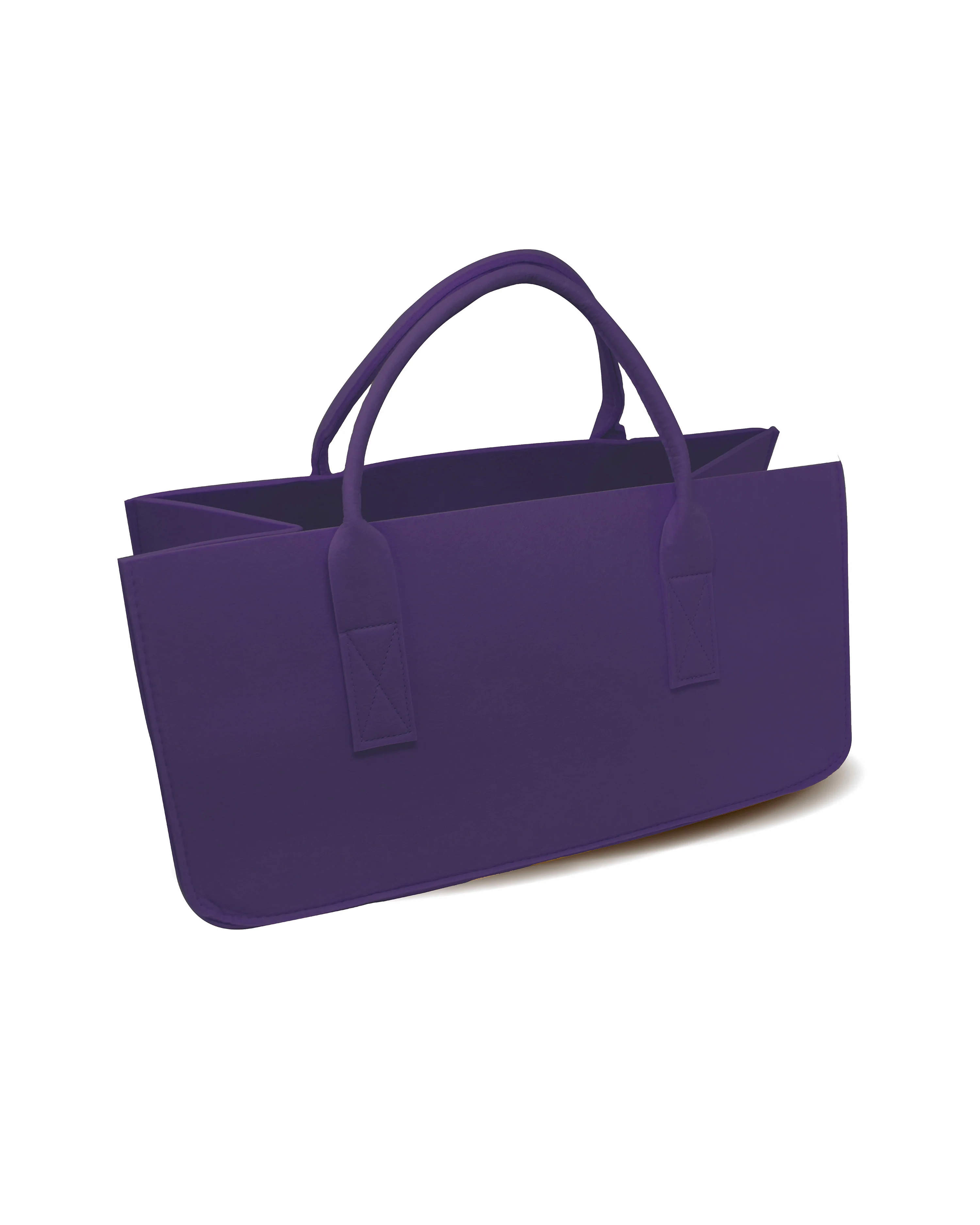 Filztasche Kaminholz Aubergine Tragetasche, Felt Bag