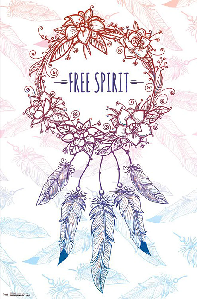 Free Spirit Poster Traumfänger