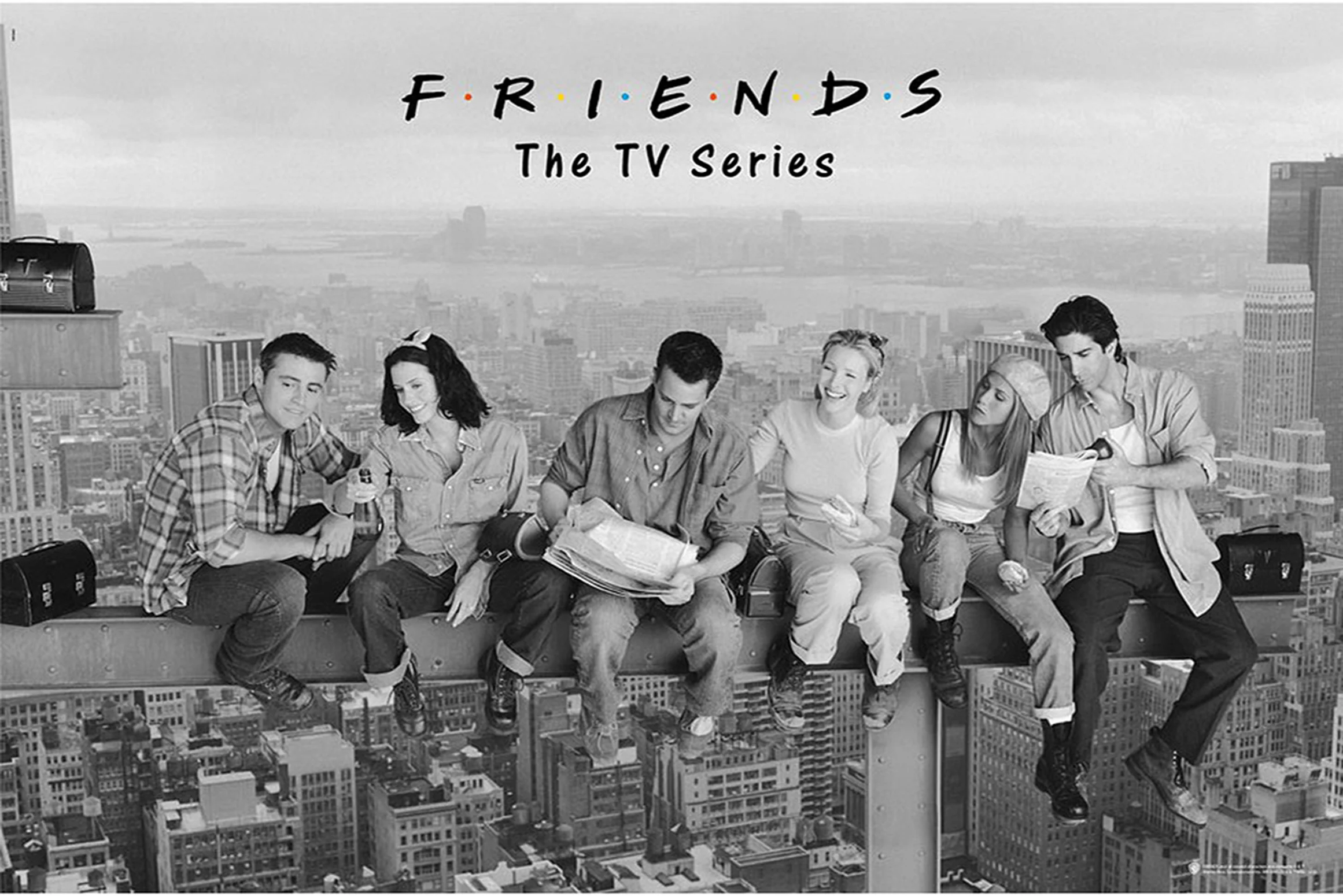 Friends Poster Lunch On A Skyscraper