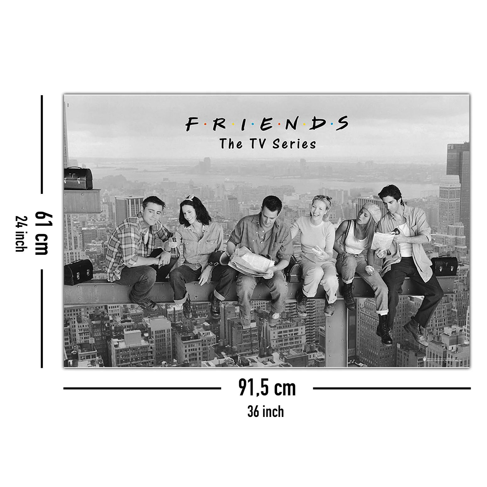 Friends Poster Lunch On A Skyscraper - Image 5