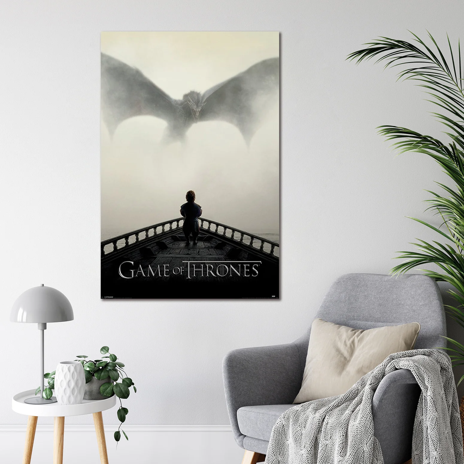 Game of Thrones Poster A Lion & A Dragon - Image 3