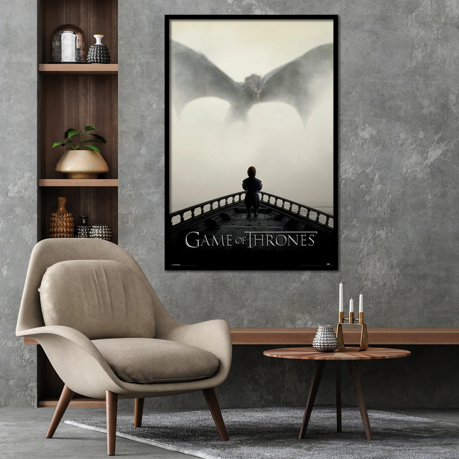 Game of Thrones Poster A Lion & A Dragon - Image 7