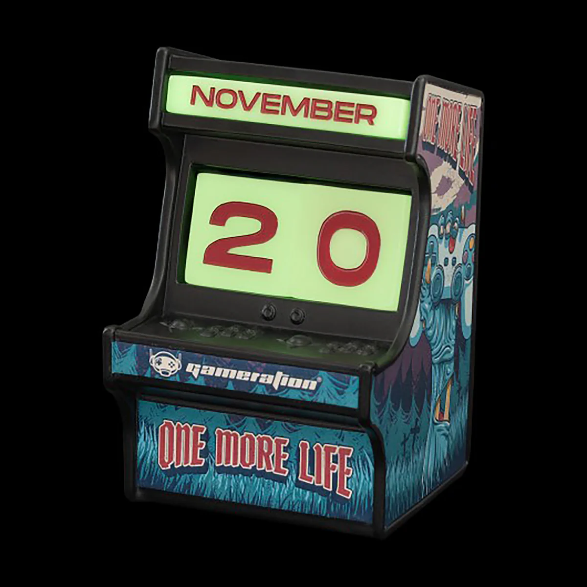 Gameration One more Life Ewiger 3D Kalender Arcade - Image 10
